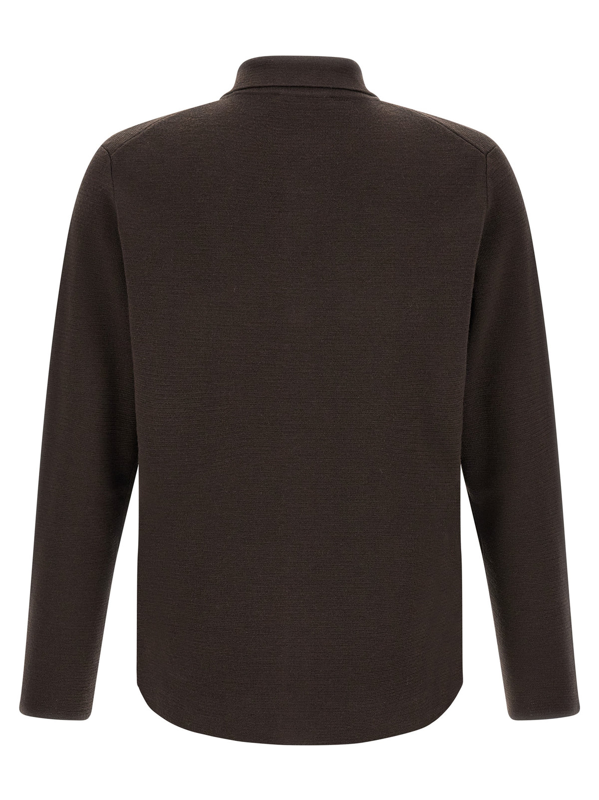 ZANONE Brown Virgin Wool Cardigan
