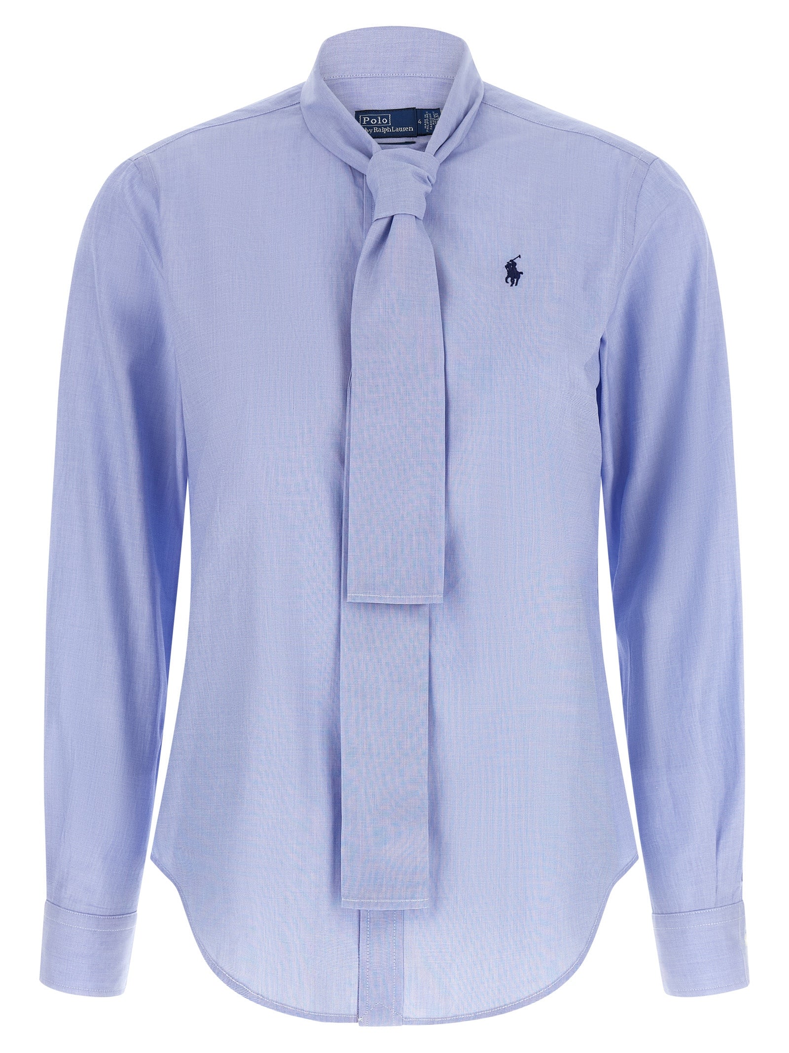 Polo Ralph Lauren Blue Cotton Blouse