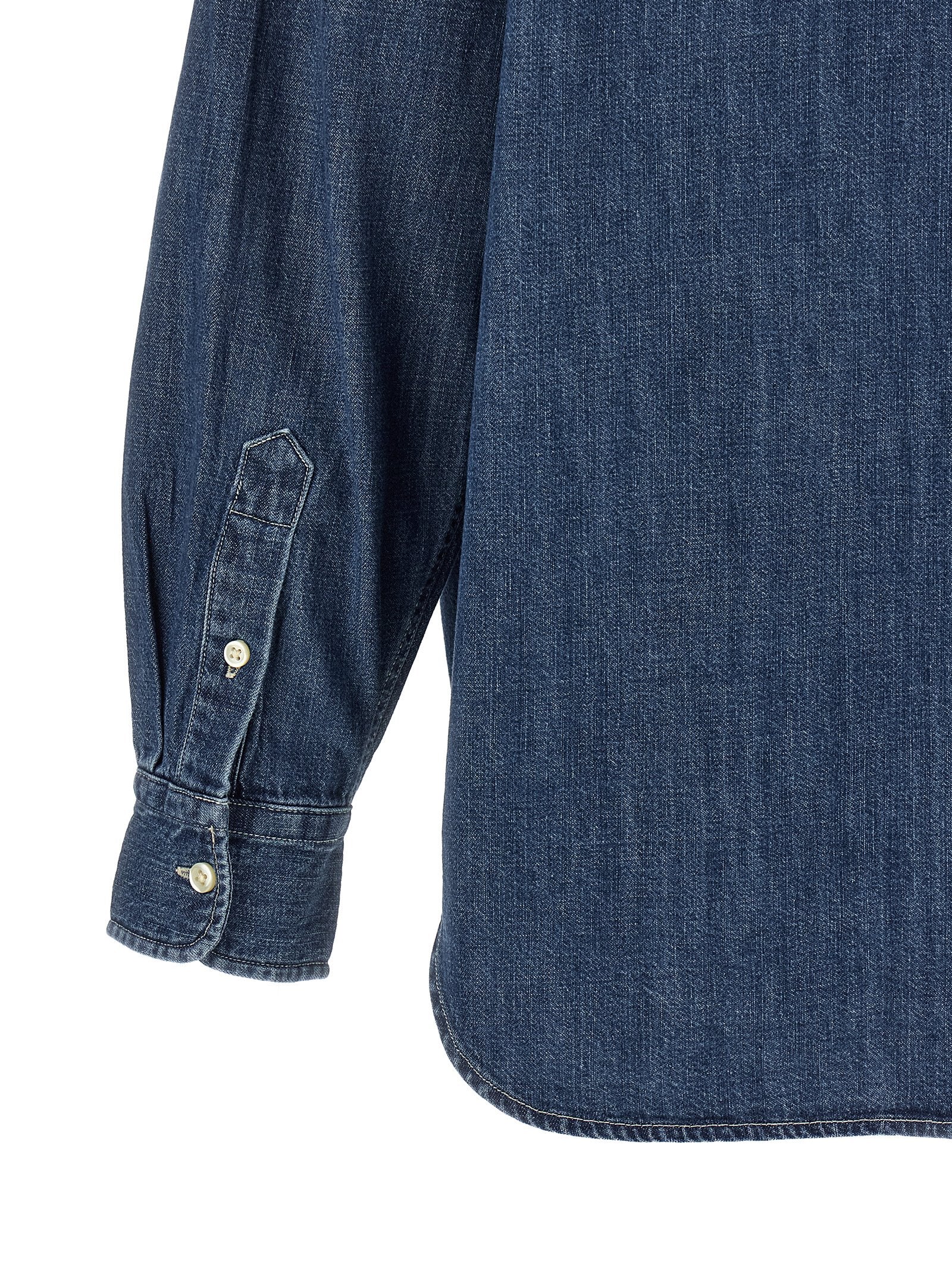 Polo Ralph Lauren Blue Cotton Blouse
