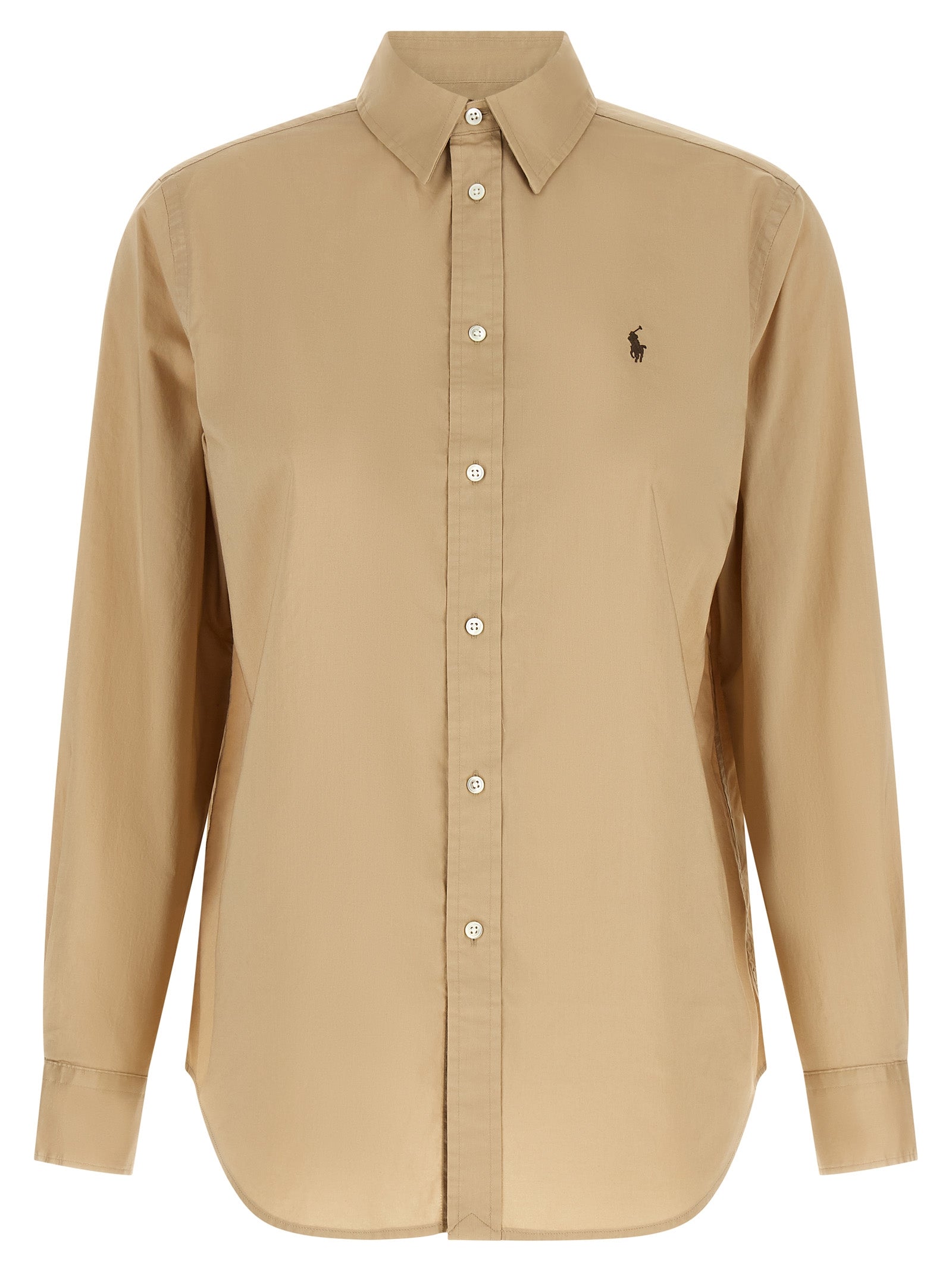 Polo Ralph Lauren Beige Cotton Blouse