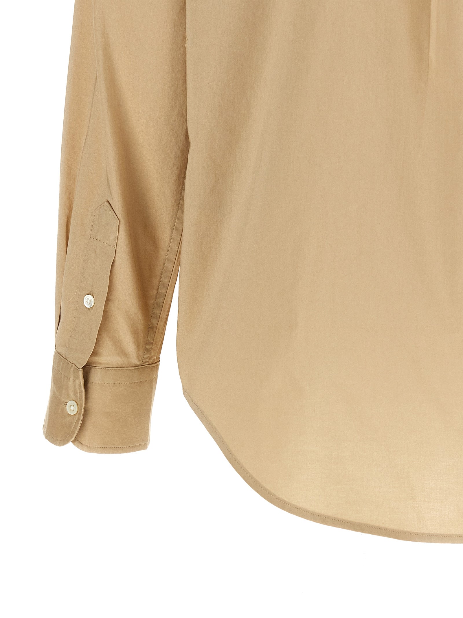 Polo Ralph Lauren Beige Cotton Blouse