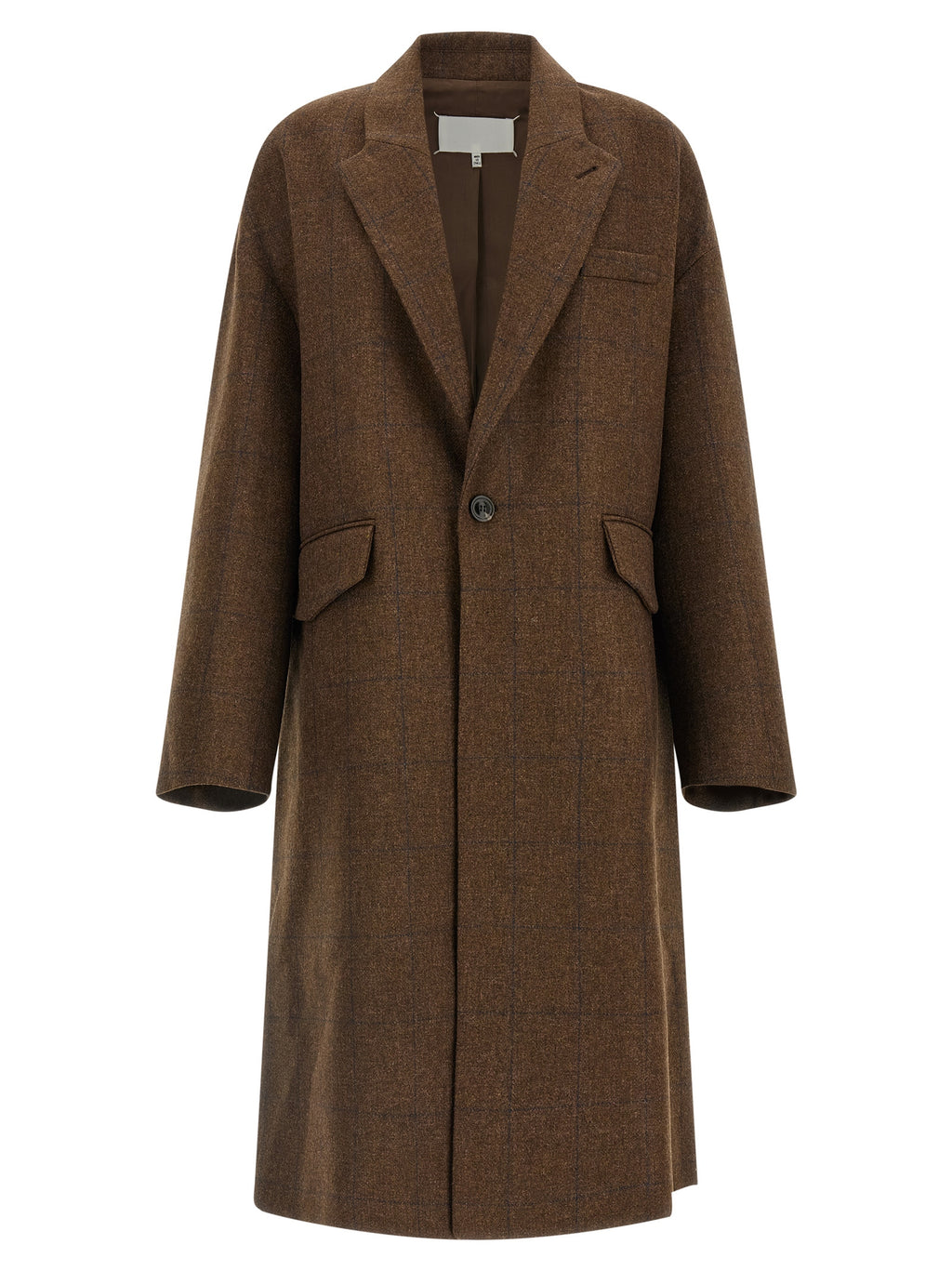 Maison Margiela Brown Wool Coat