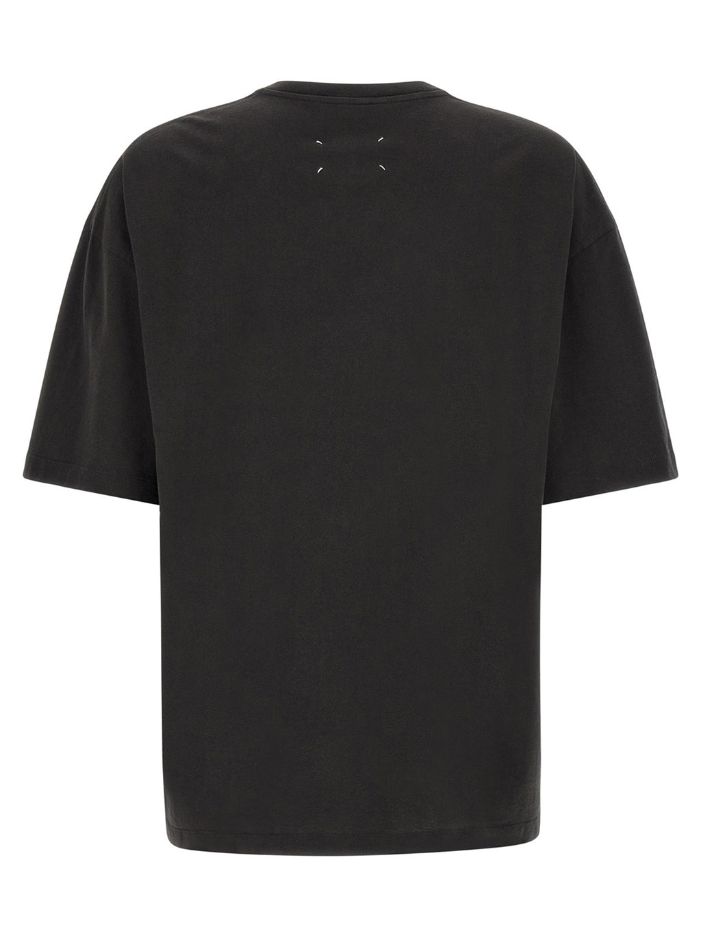 Maison Margiela Schwarzes Baumwoll-T-Shirt