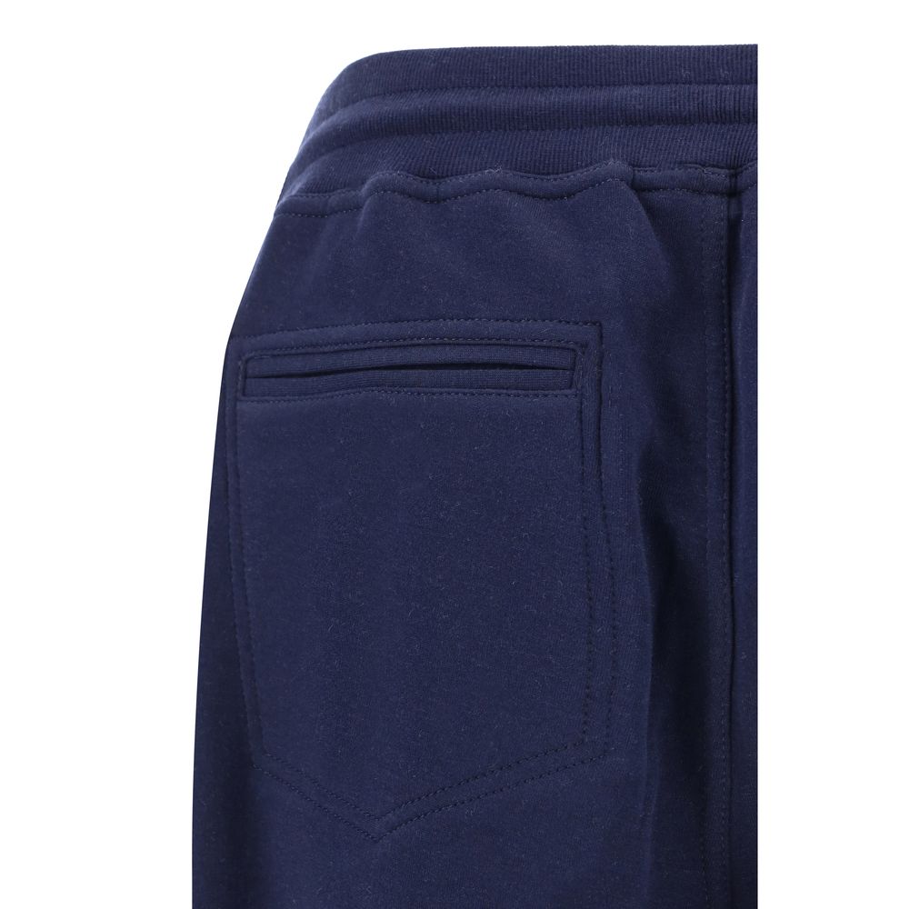 Brunello Cucinelli Blue Cotton Joggers (Workout Pants)