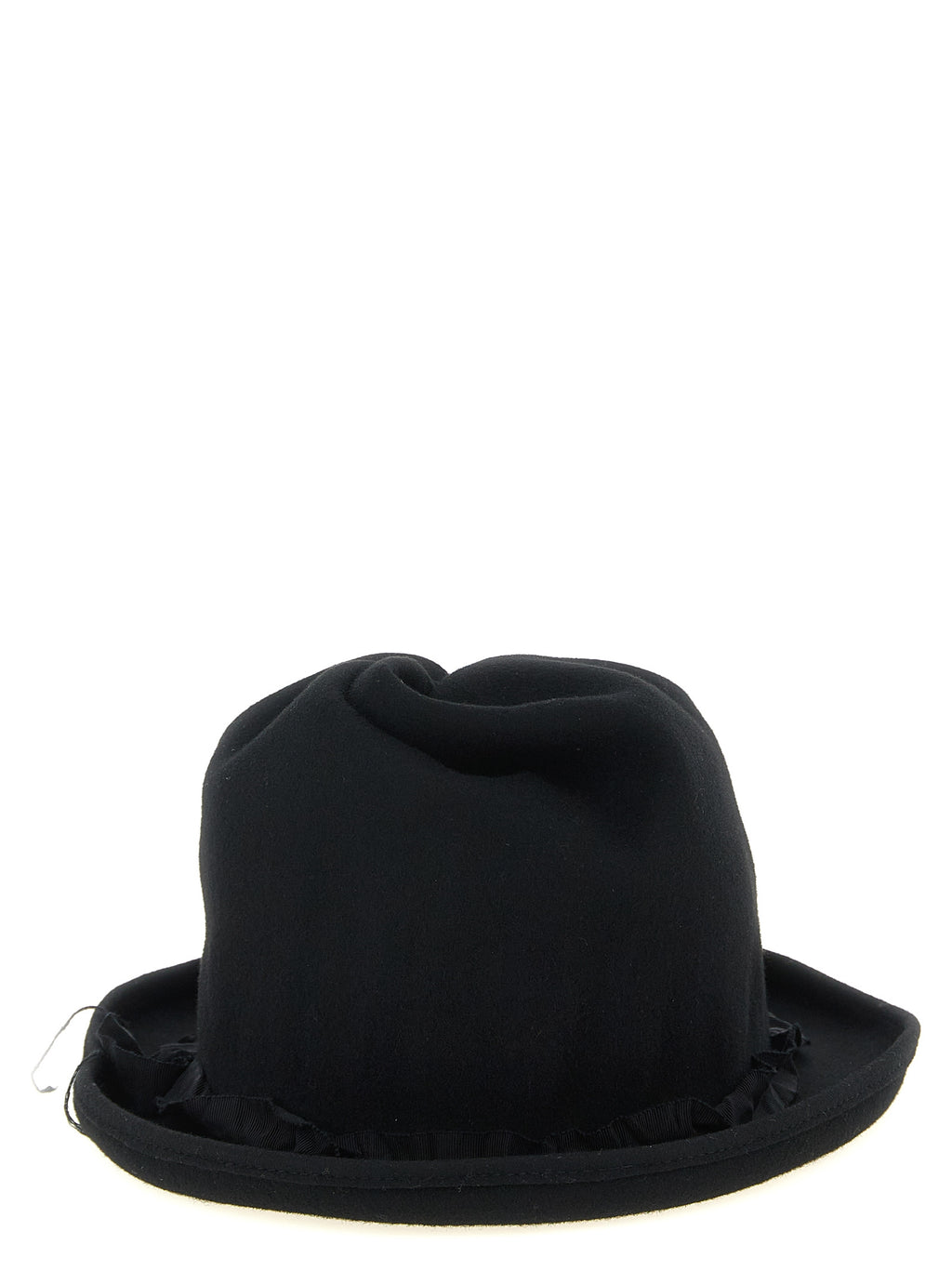 Yohji Yamamoto Black Wool Fedora
