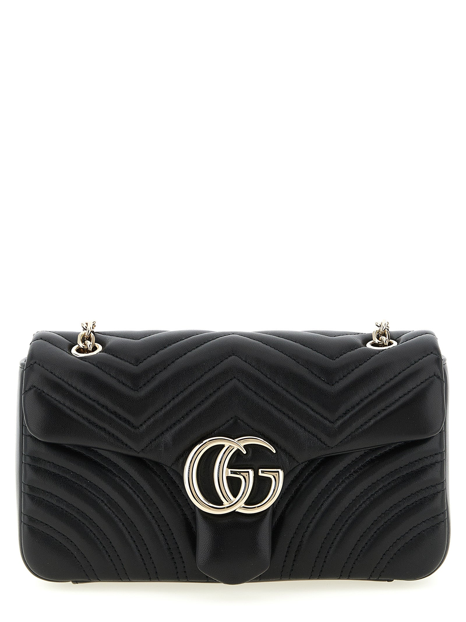 Gucci Black Lamb Leather Shoulder Bag