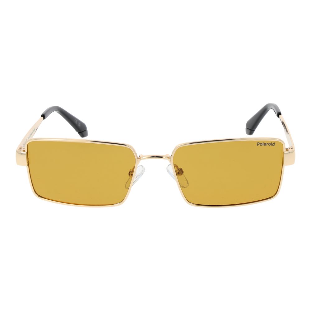 Polaroid Gold Metal Sunglasses