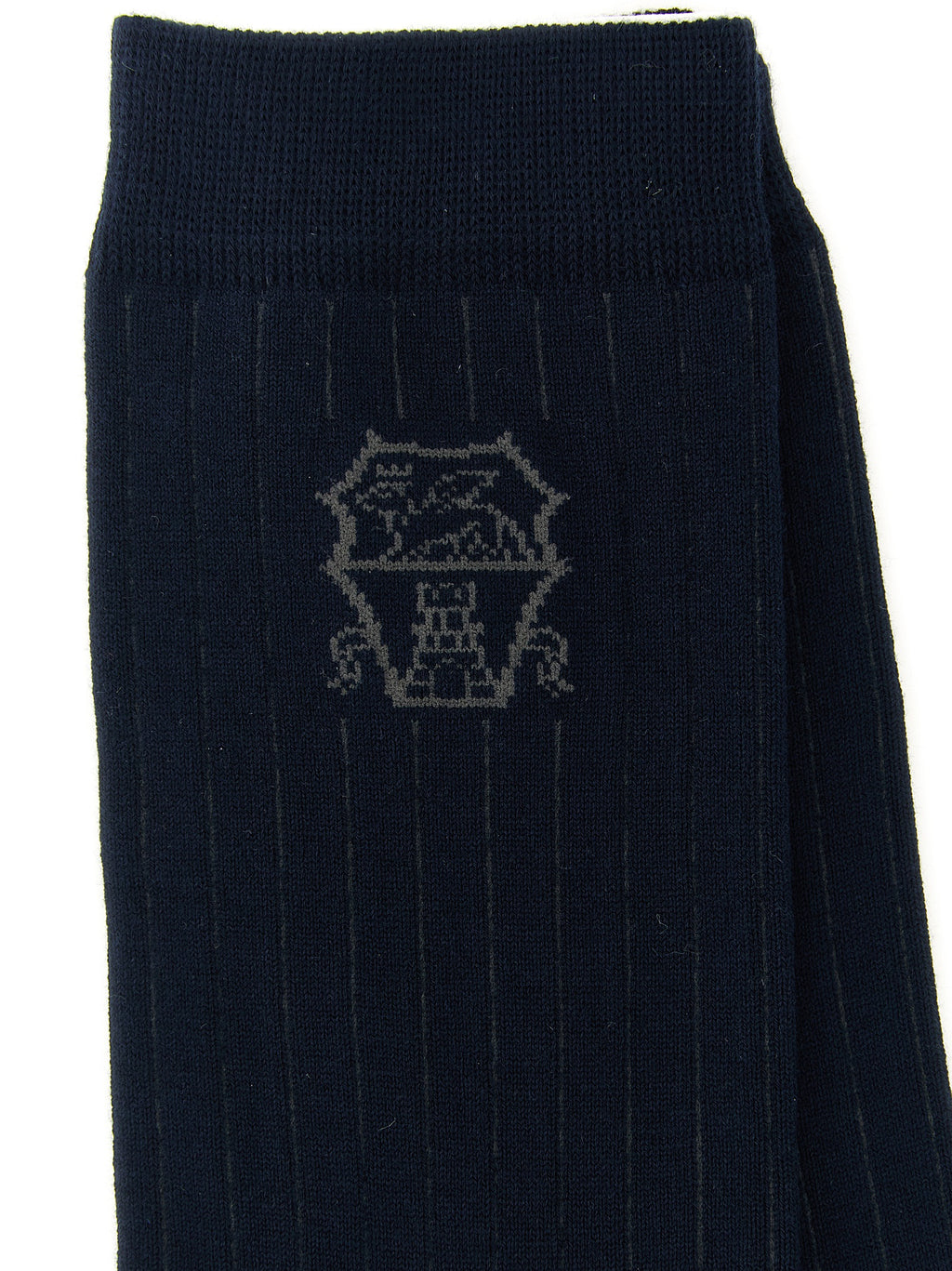 Brunello Cucinelli Blue Cotton Socks