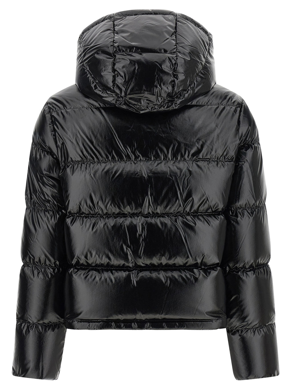 Moncler Black Polyamide Full-Length Jacket