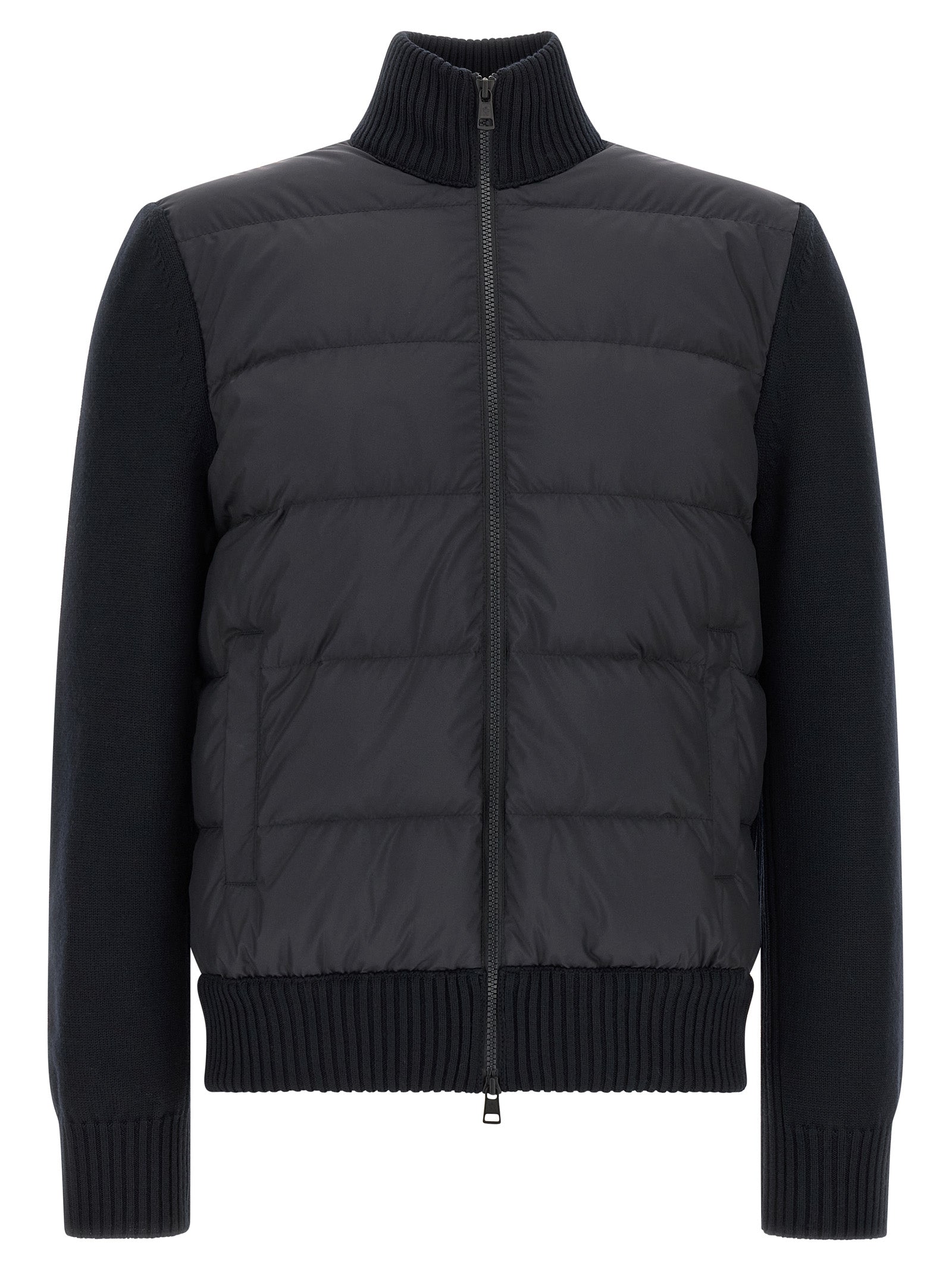 Moncler Blue Polyester Cardigan