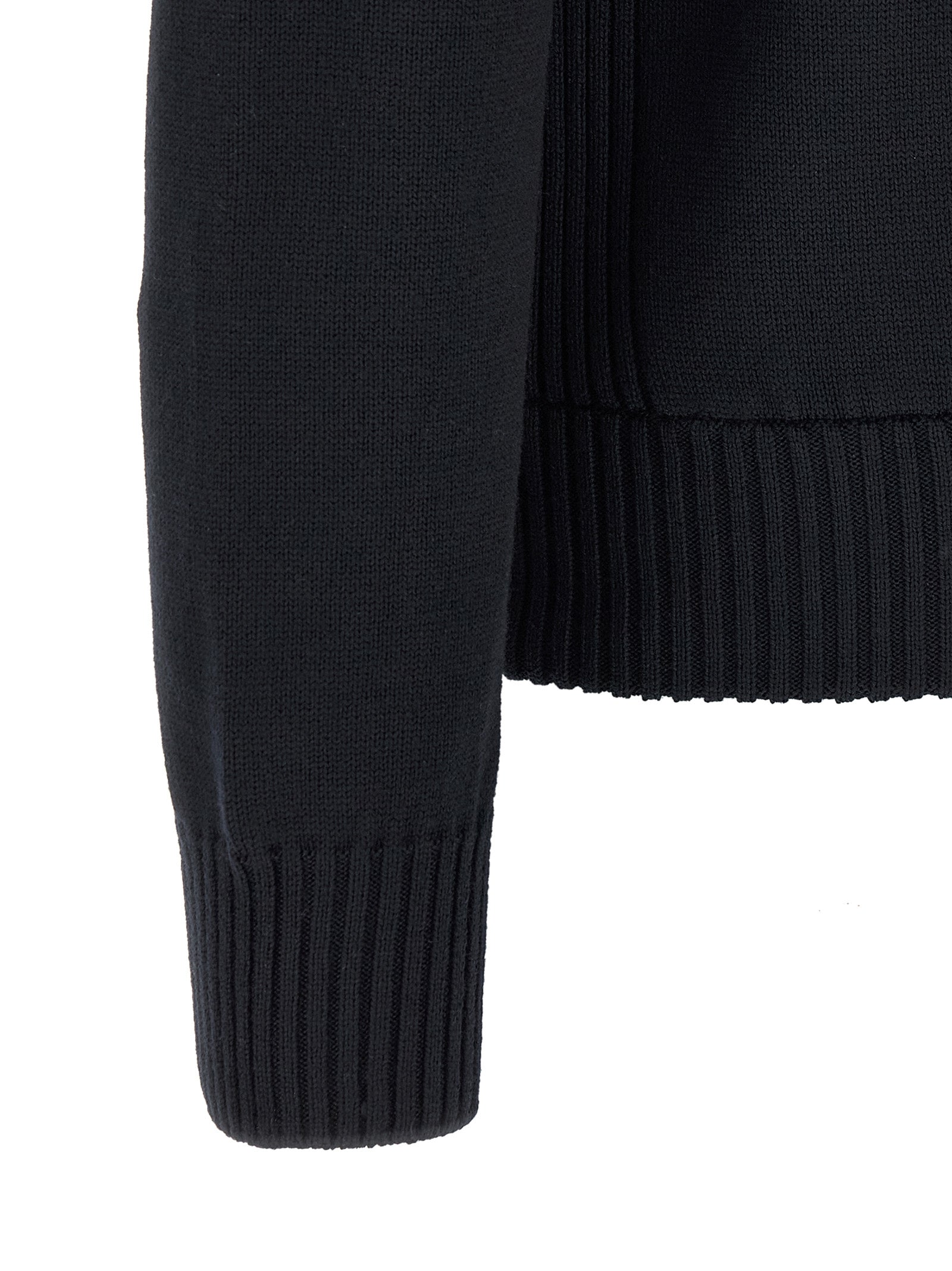 Moncler Blue Polyester Cardigan