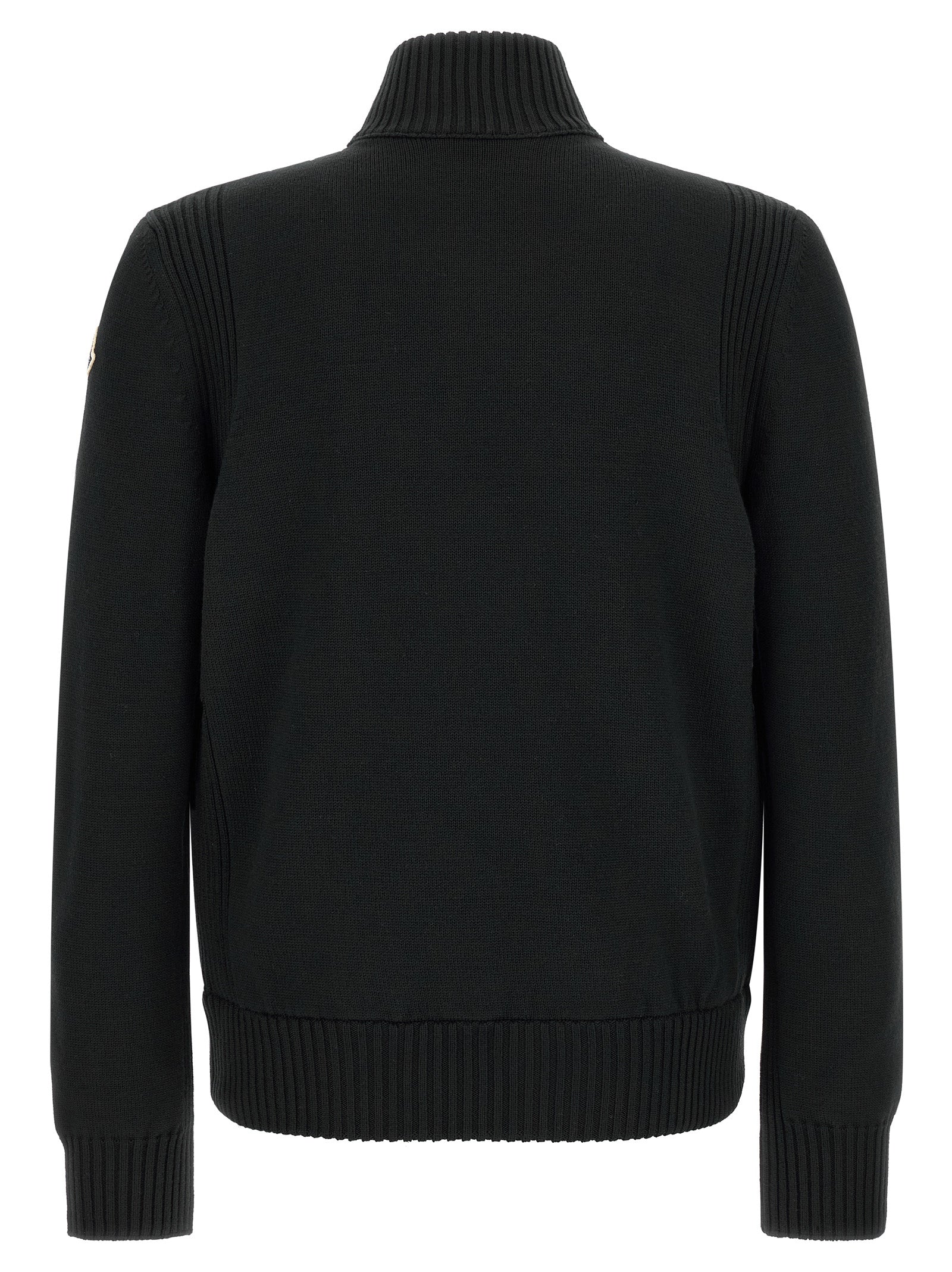 Moncler Black Polyester Cardigan