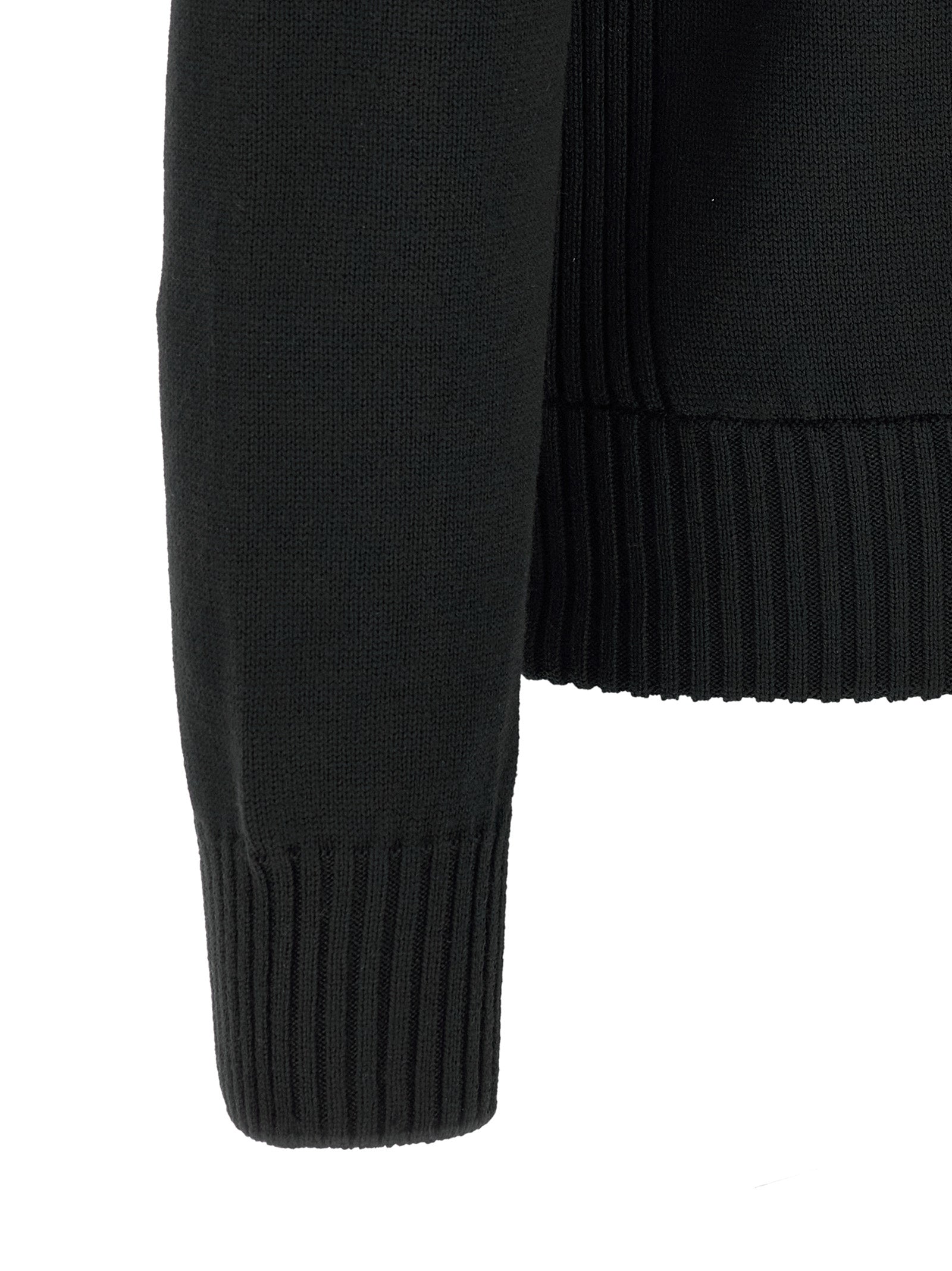 Moncler Black Polyester Cardigan