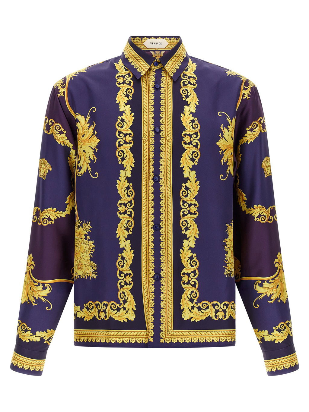 Versace Multicolor Silk Blouse