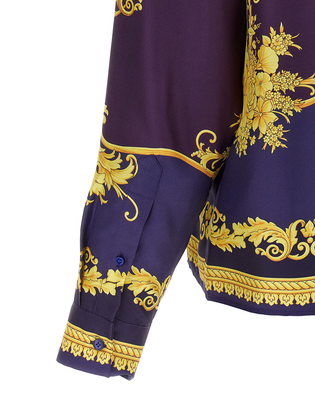 Versace Multicolor Silk Blouse