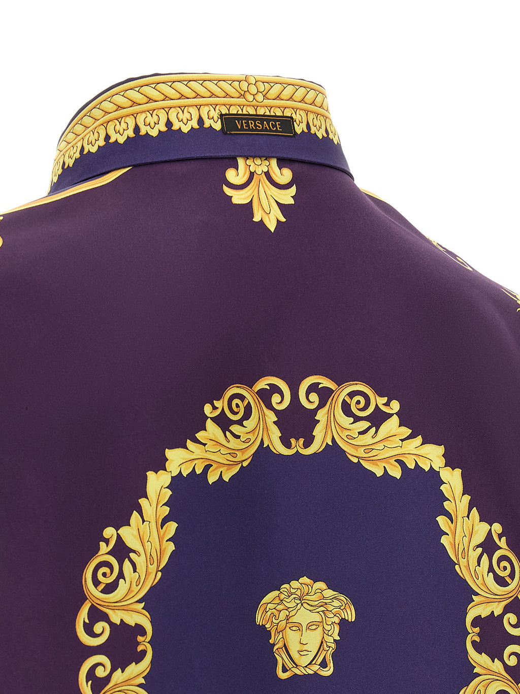 Versace Multicolor Silk Blouse