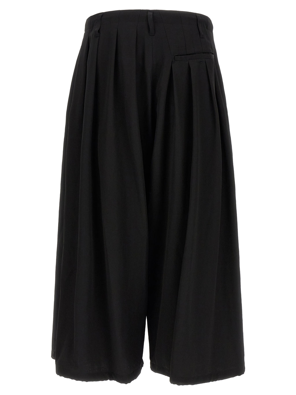 Yohji Yamamoto Black Wool Casual Pants