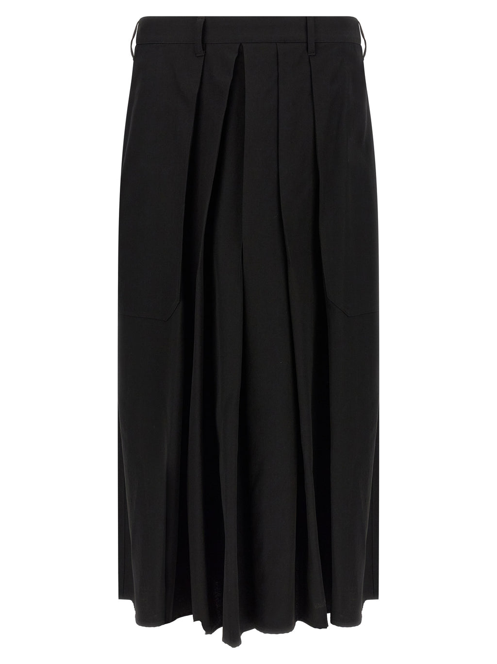 Yohji Yamamoto Black Wool Casual Pants