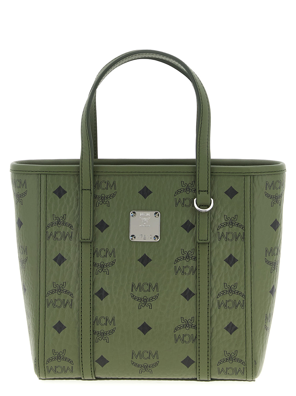 MCM Bicolor Polyethylene Tote Bag