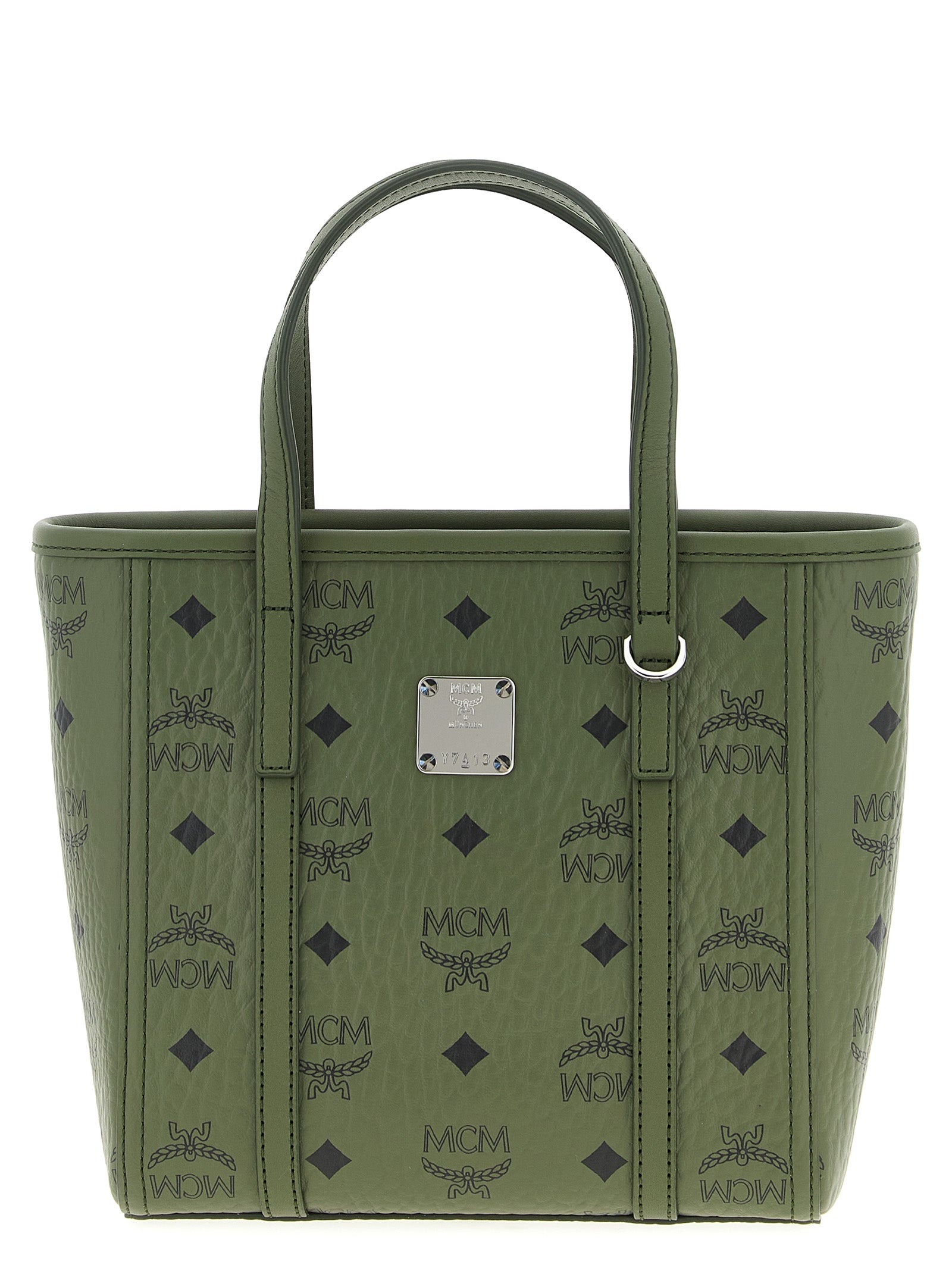 MCM Bicolor Polyethylene Tote Bag
