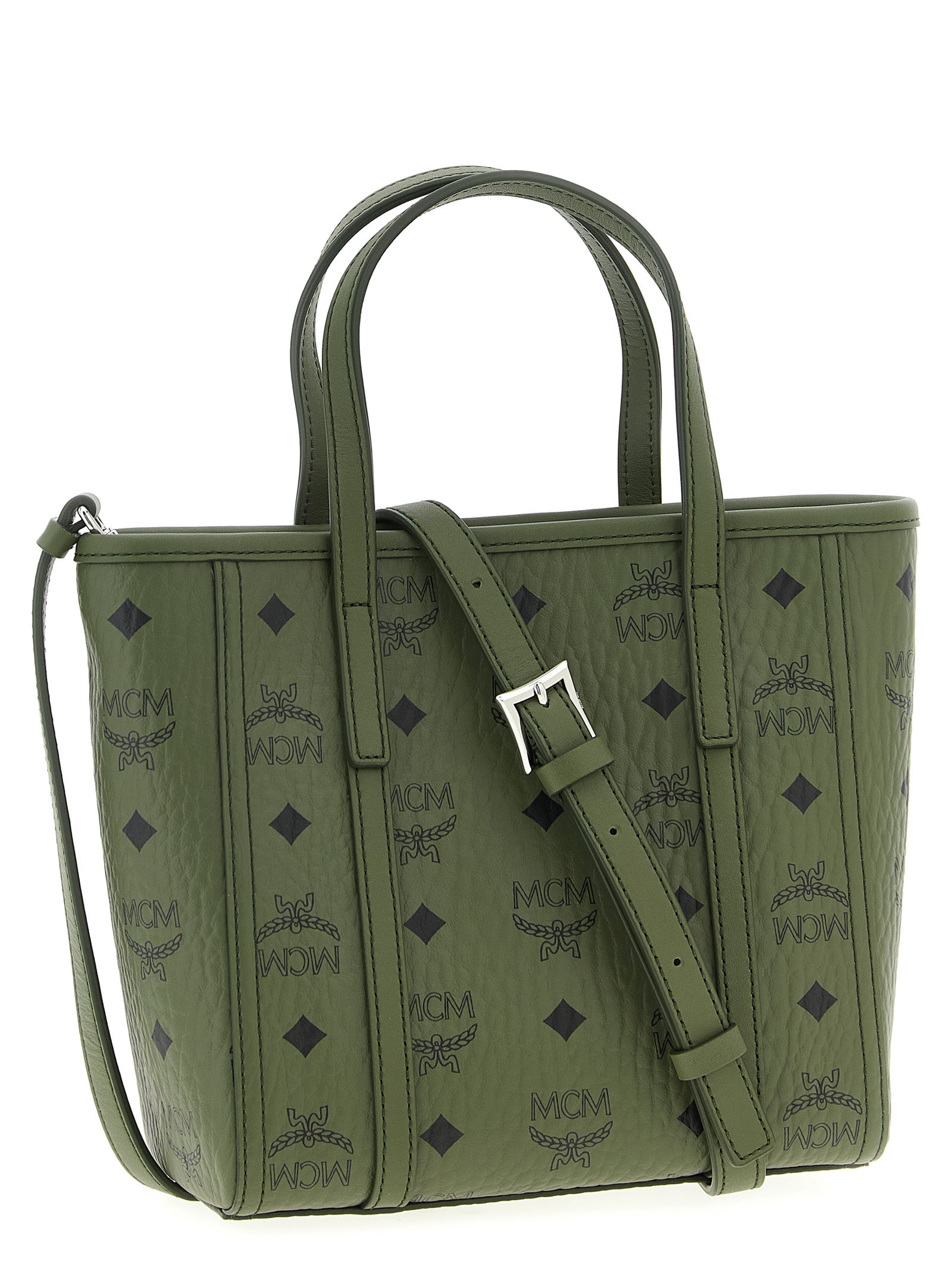 MCM Bicolor Polyethylene Tote Bag