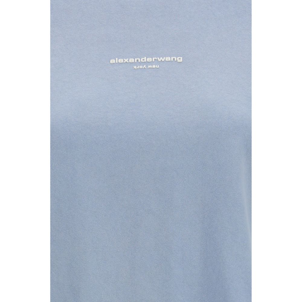Alexander Wang Blue Cotton T-Shirt