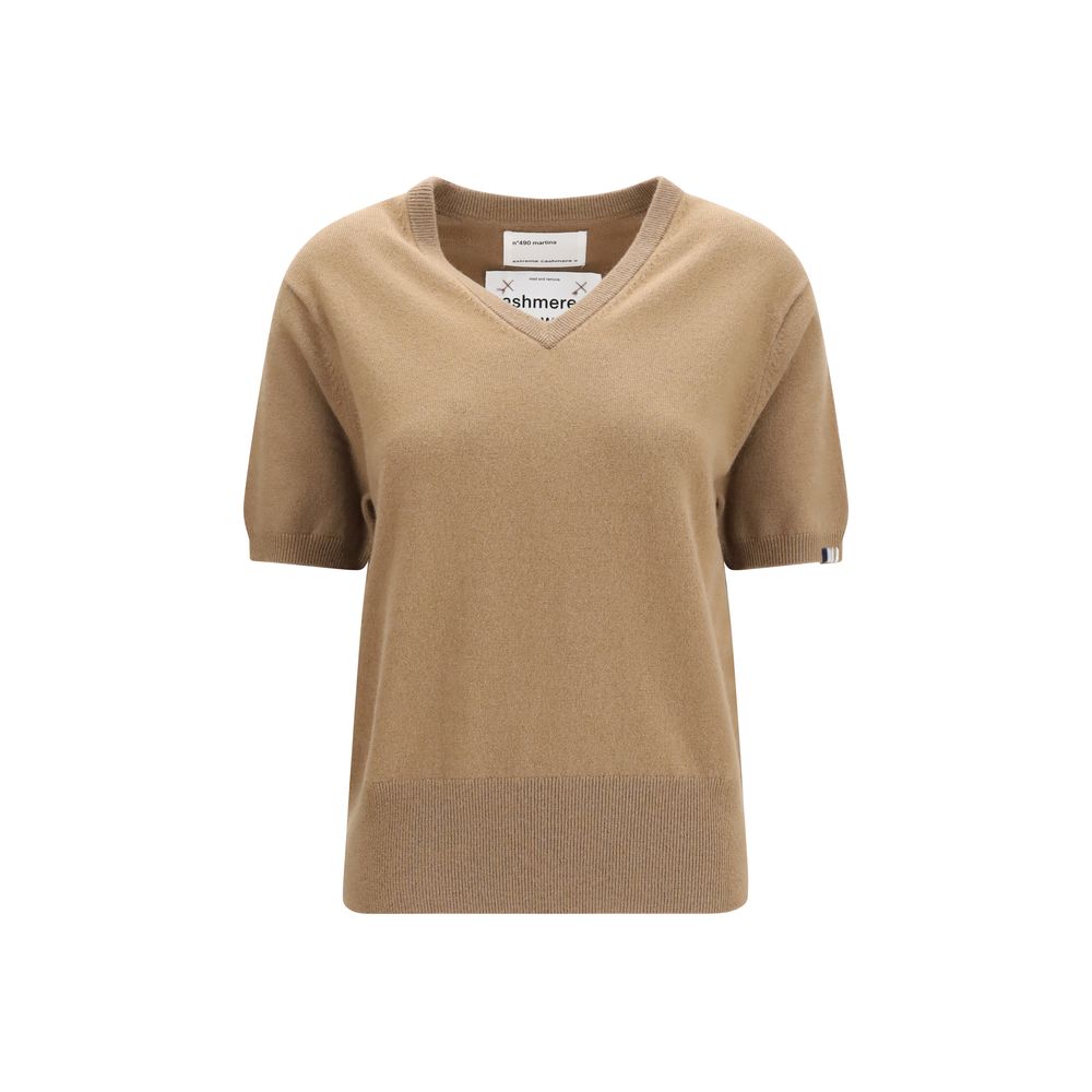 Extreme Cashmere Beige Cashmere Sweater