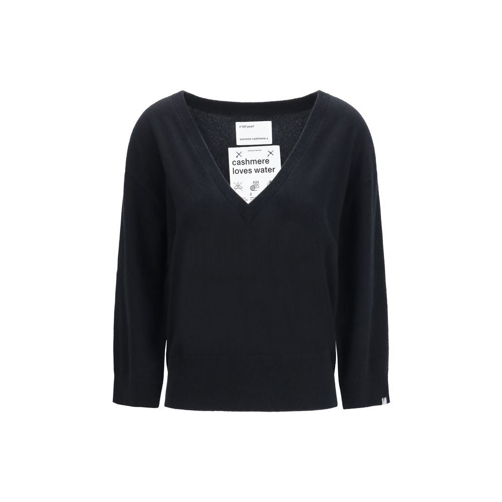 Extreme Cashmere Black Cashmere Sweater