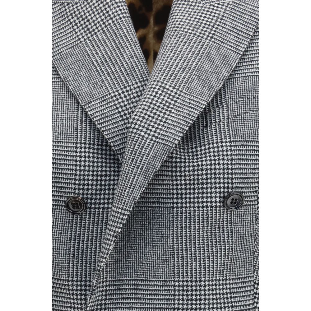 Dolce & Gabbana Gray Wool Oves Aries Waistcoat