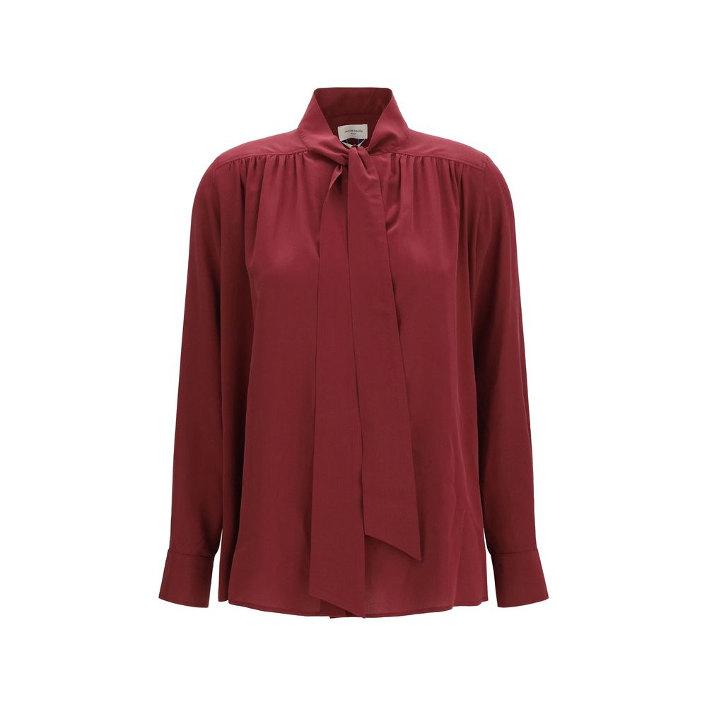 Jacob Cohen Bordeaux Silk Blouse