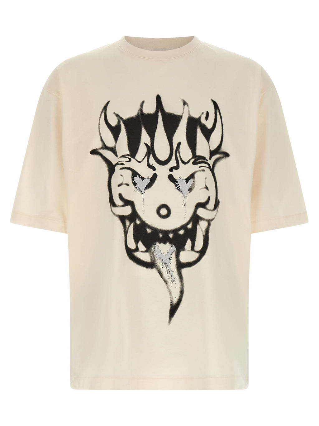 Y-3 White Cotton T-Shirt