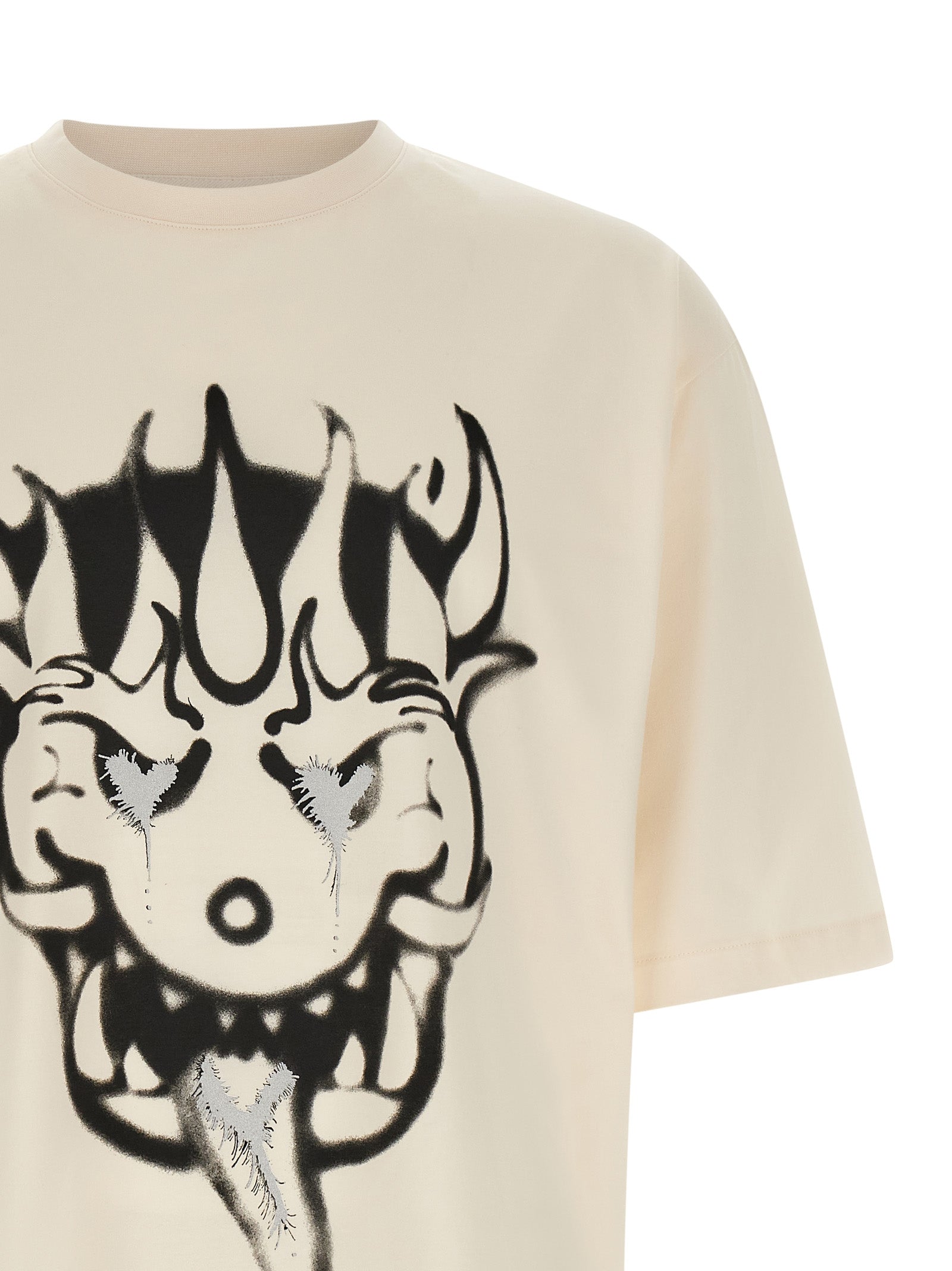Y-3 White Cotton T-Shirt