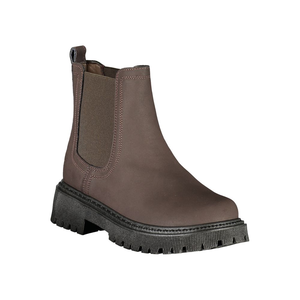 U.S. POLO ASSN. Brown Polyethylene Ankle Boots