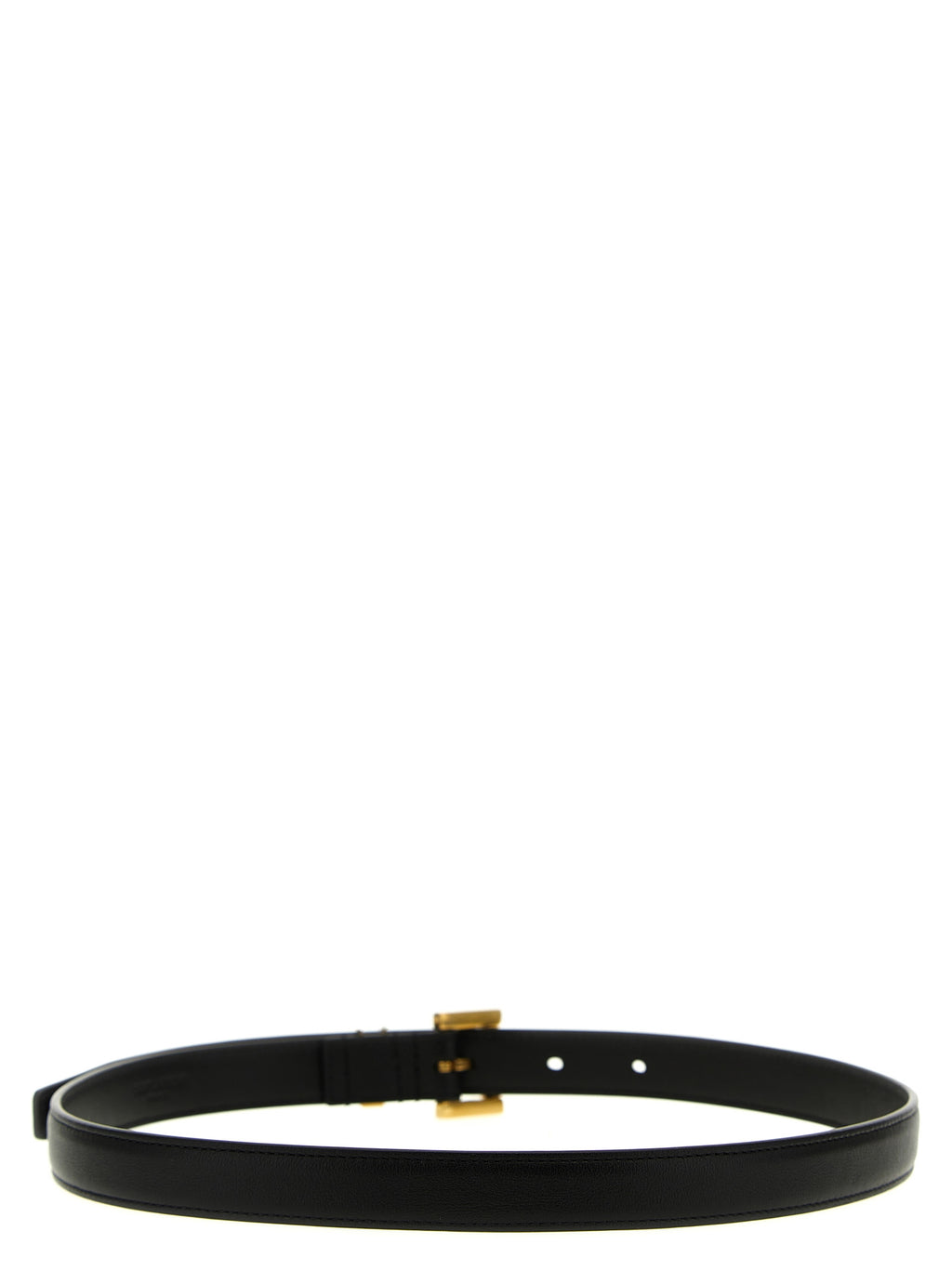 Saint Laurent Black Calfskin Regular Belt