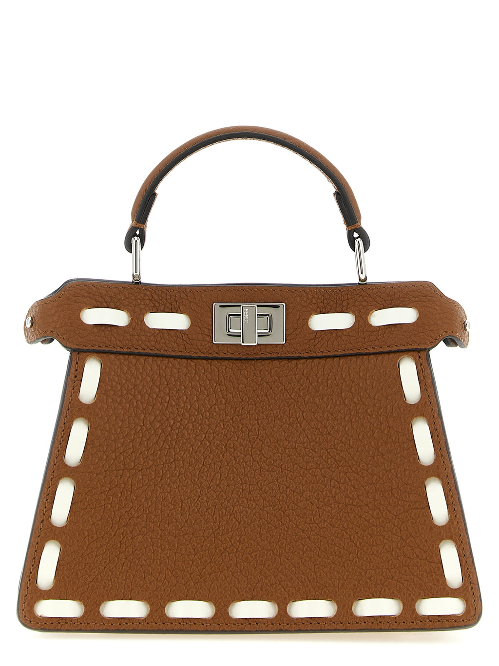 Fendi Brown Calfskin Handbag