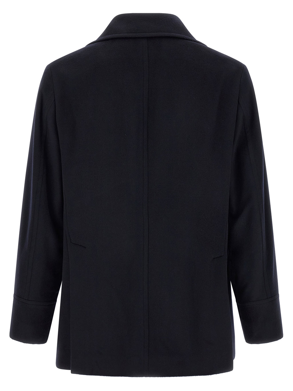 Brunello Cucinelli Blue Virgin Wool Coat