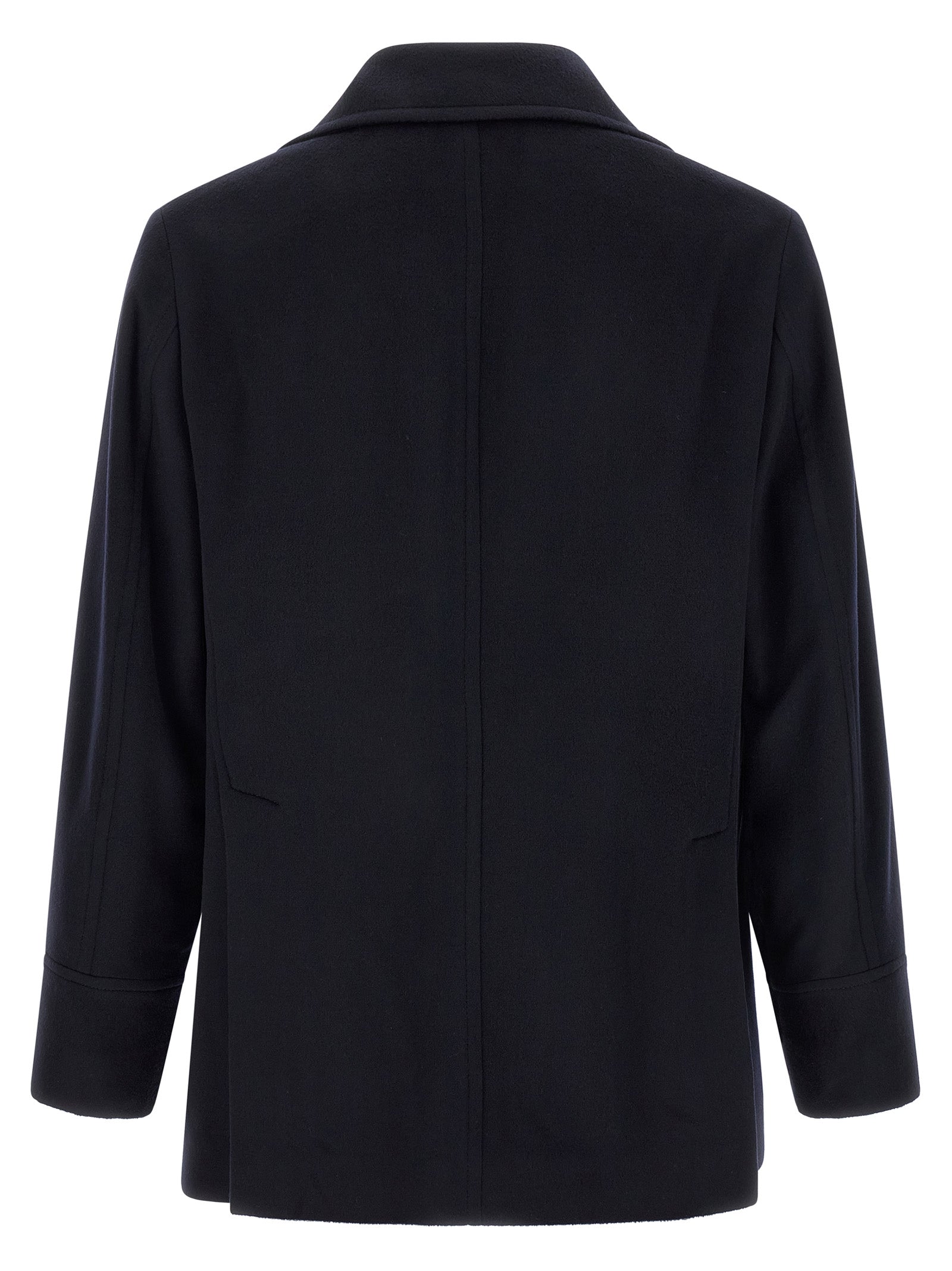 Brunello Cucinelli Blue Virgin Wool Coat