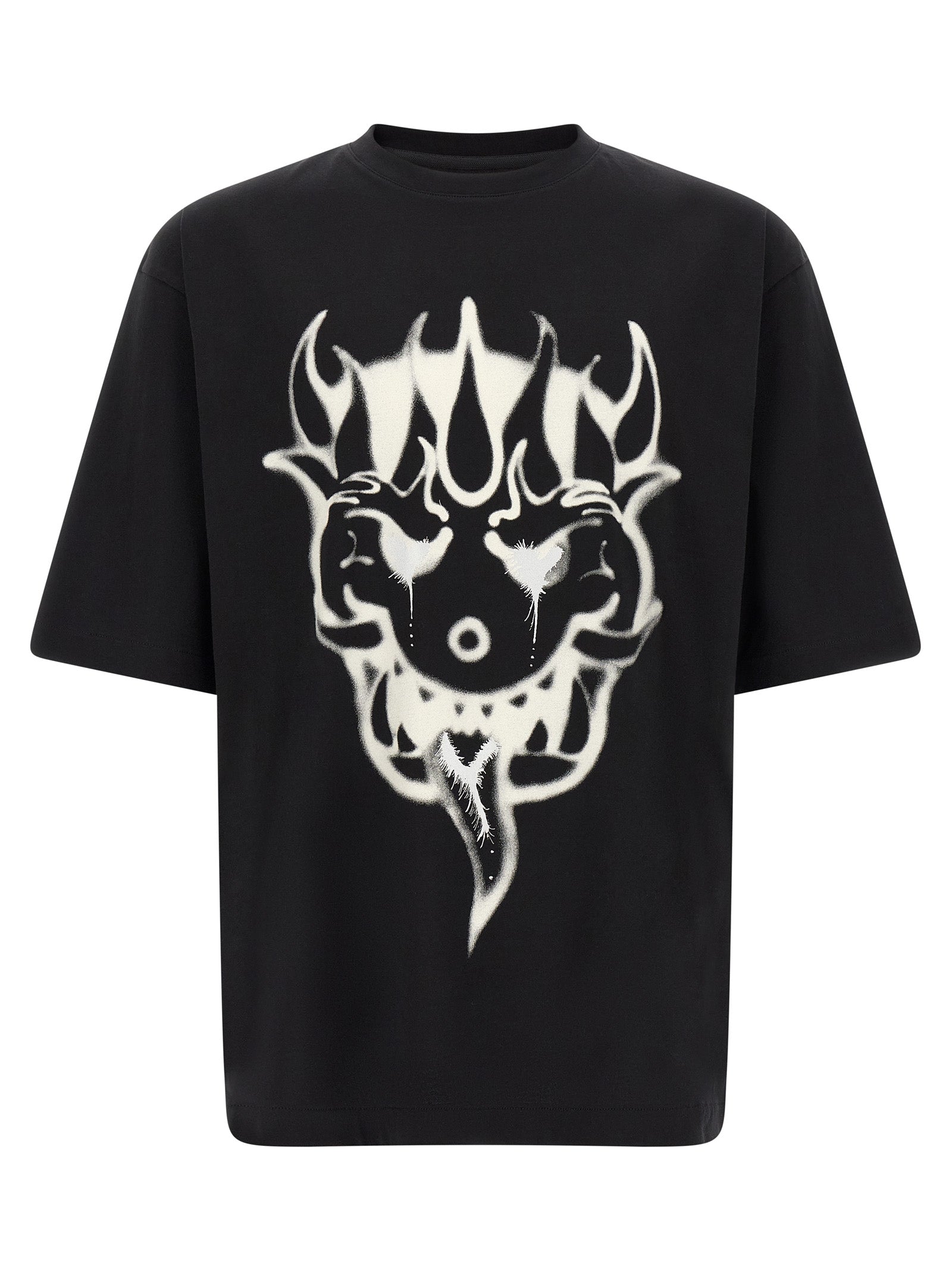 Y-3 Black Cotton T-Shirt