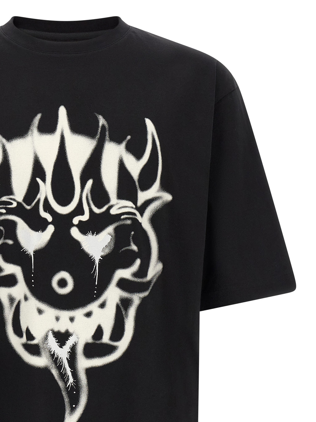 Y-3 Black Cotton T-Shirt