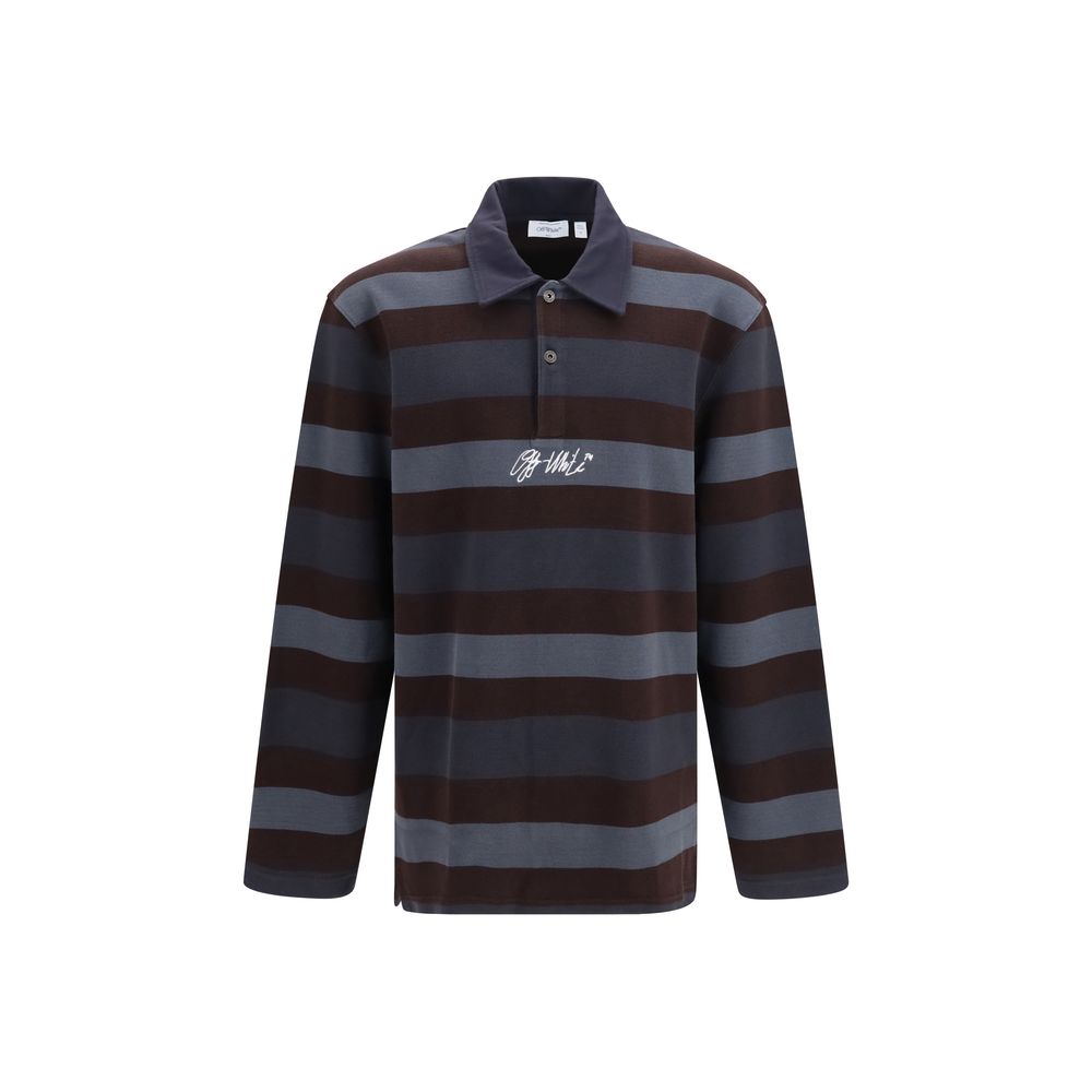 Off-White Multicolor Cotton Polo Shirt