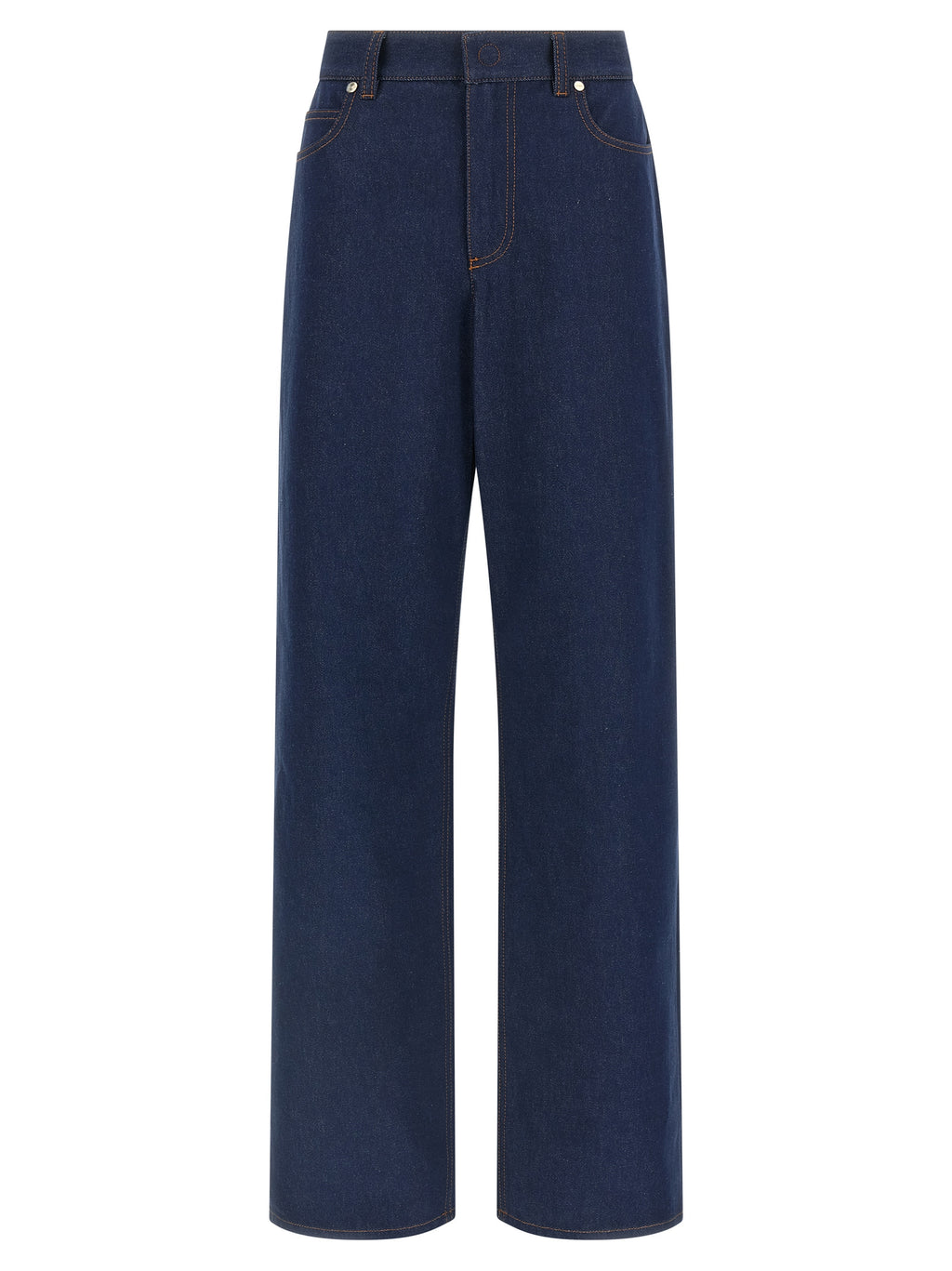 Fendi Blue Cotton Jeans Denim