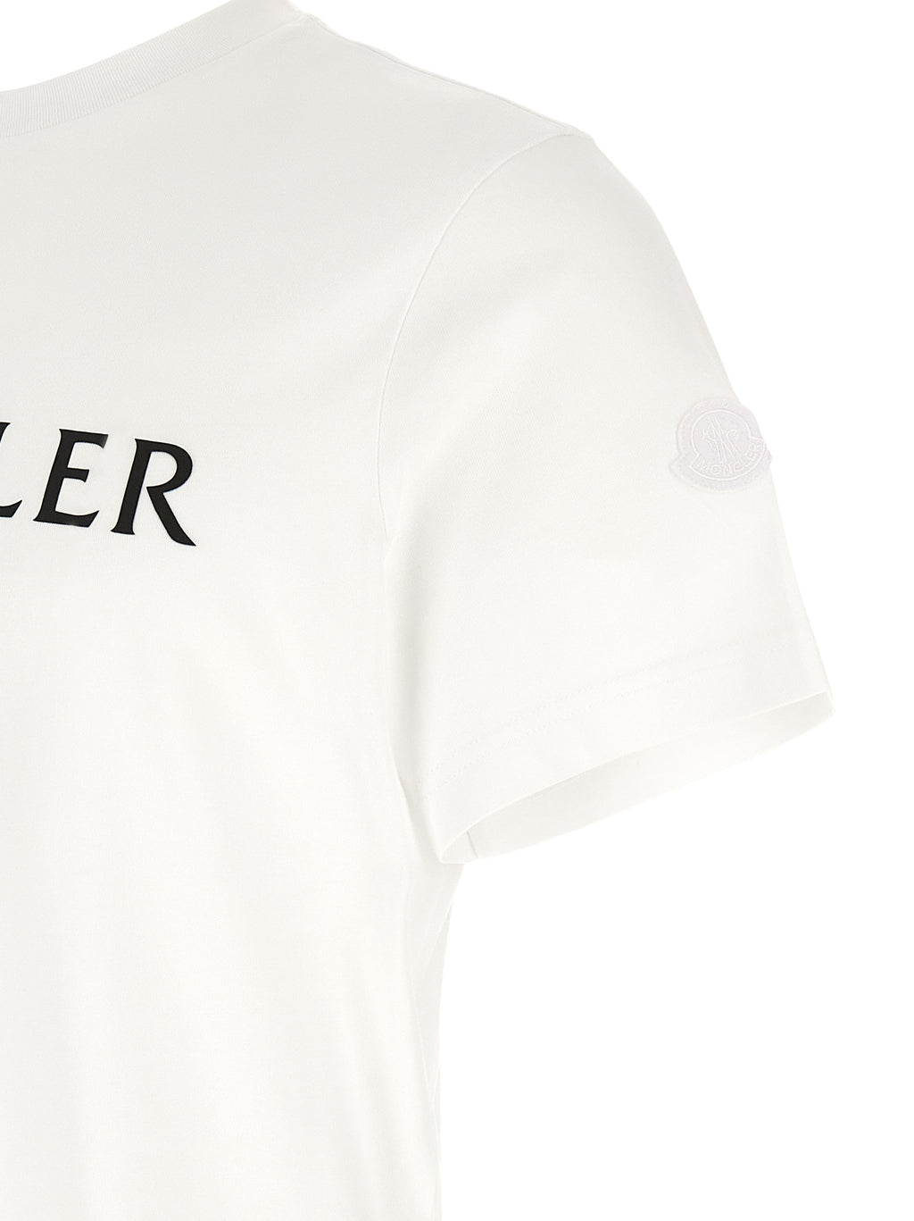 Moncler T-Shirt aus weißer Baumwolle