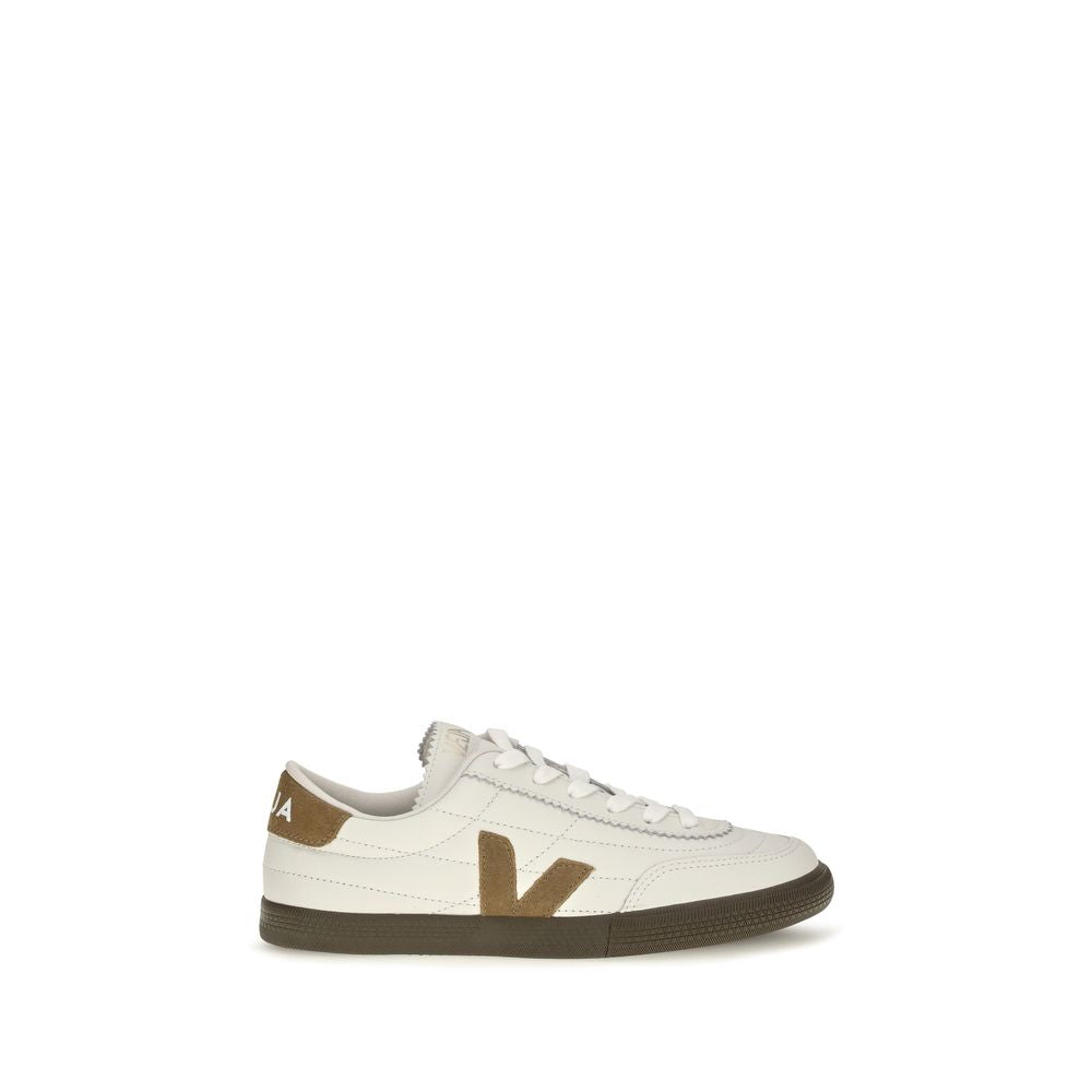 Veja White Calf Leather Bos Taurus Low Top Sneakers