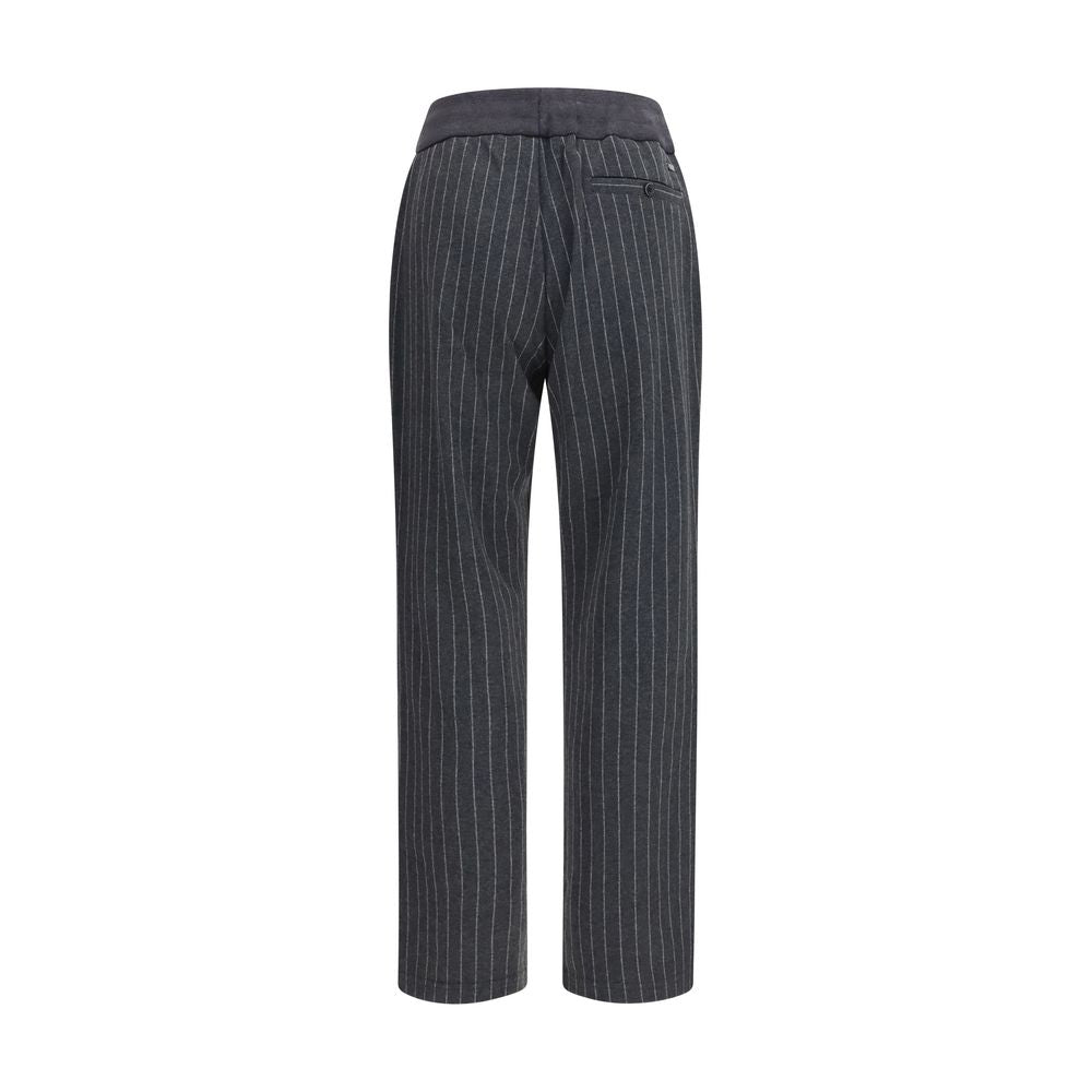 Herno Gray Cotton Casual Pants