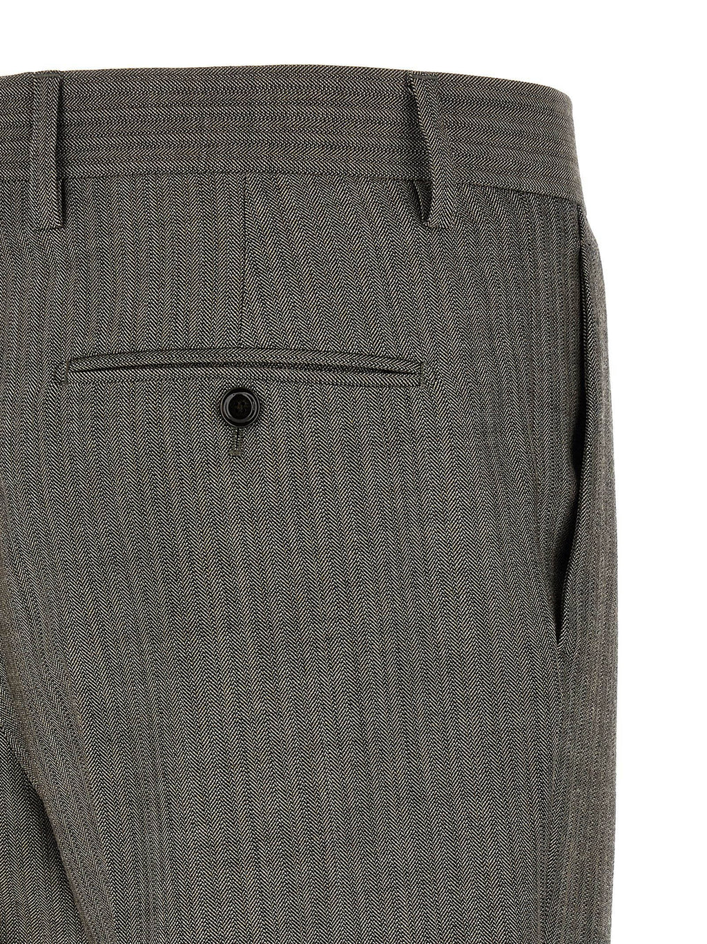 Lardini Gray Virgin Wool Two-Piece Suit