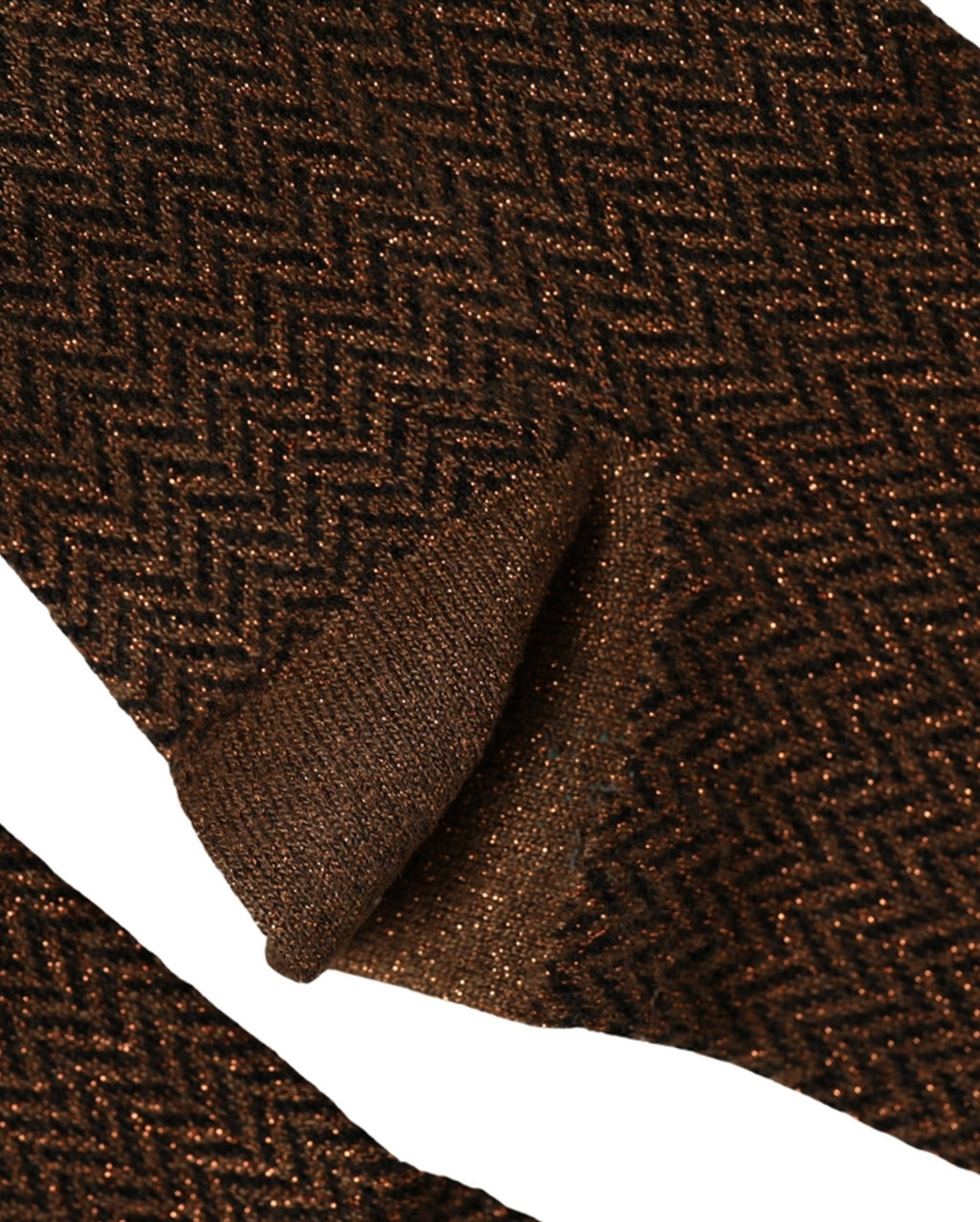 Dolce & Gabbana Men Brown Viscose Over The Calf Accessory Socks