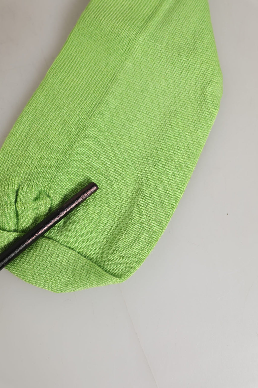 Dolce & Gabbana Men Green Viscose Over The Calf Accessory Socks