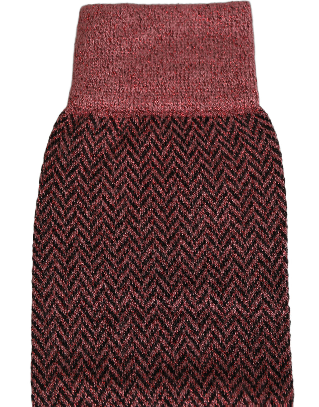 Dolce & Gabbana Burgund Viskose Wadenhohe Socken