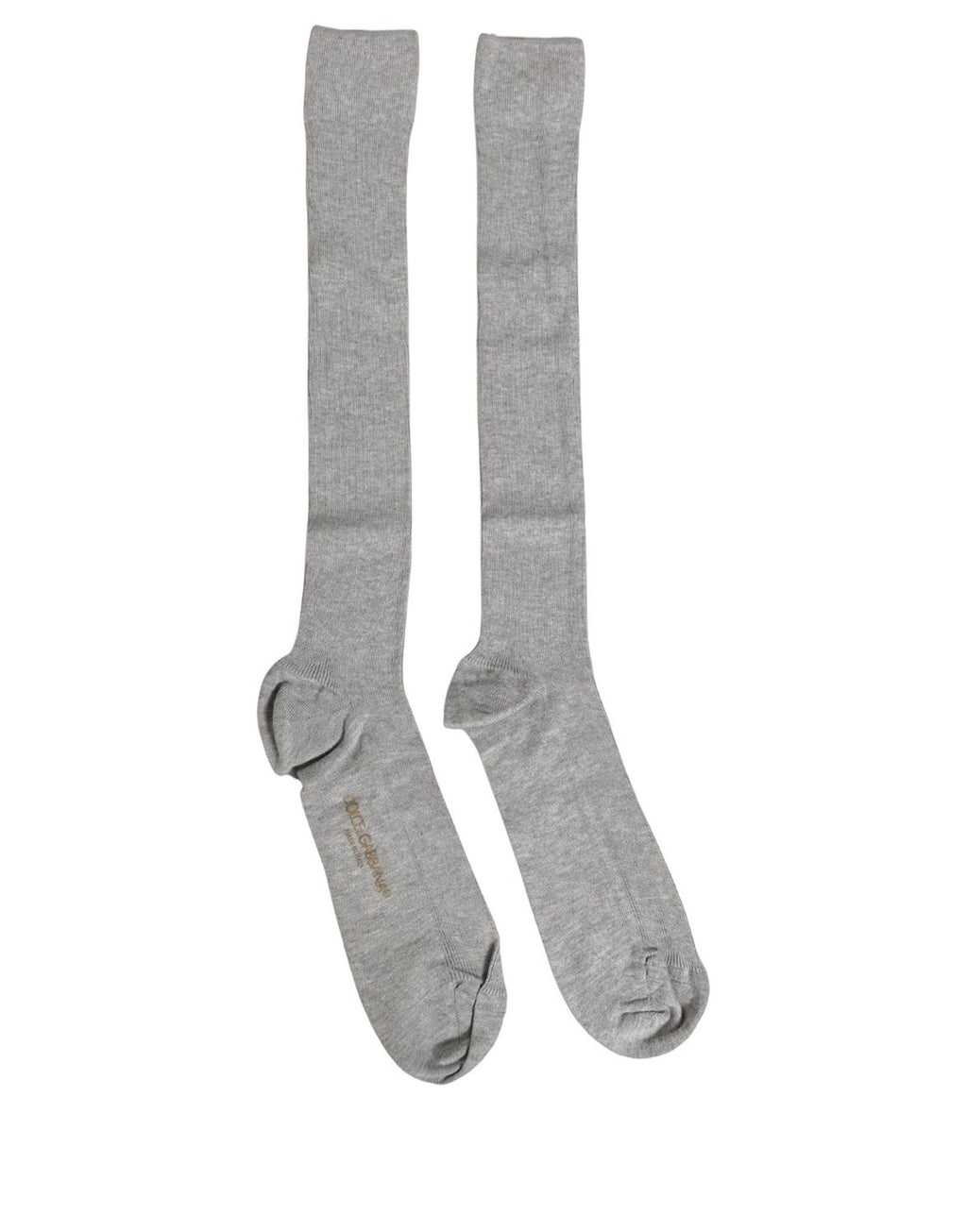Chaussettes mi-bas Dolce & Gabbana pour homme en viscose gris