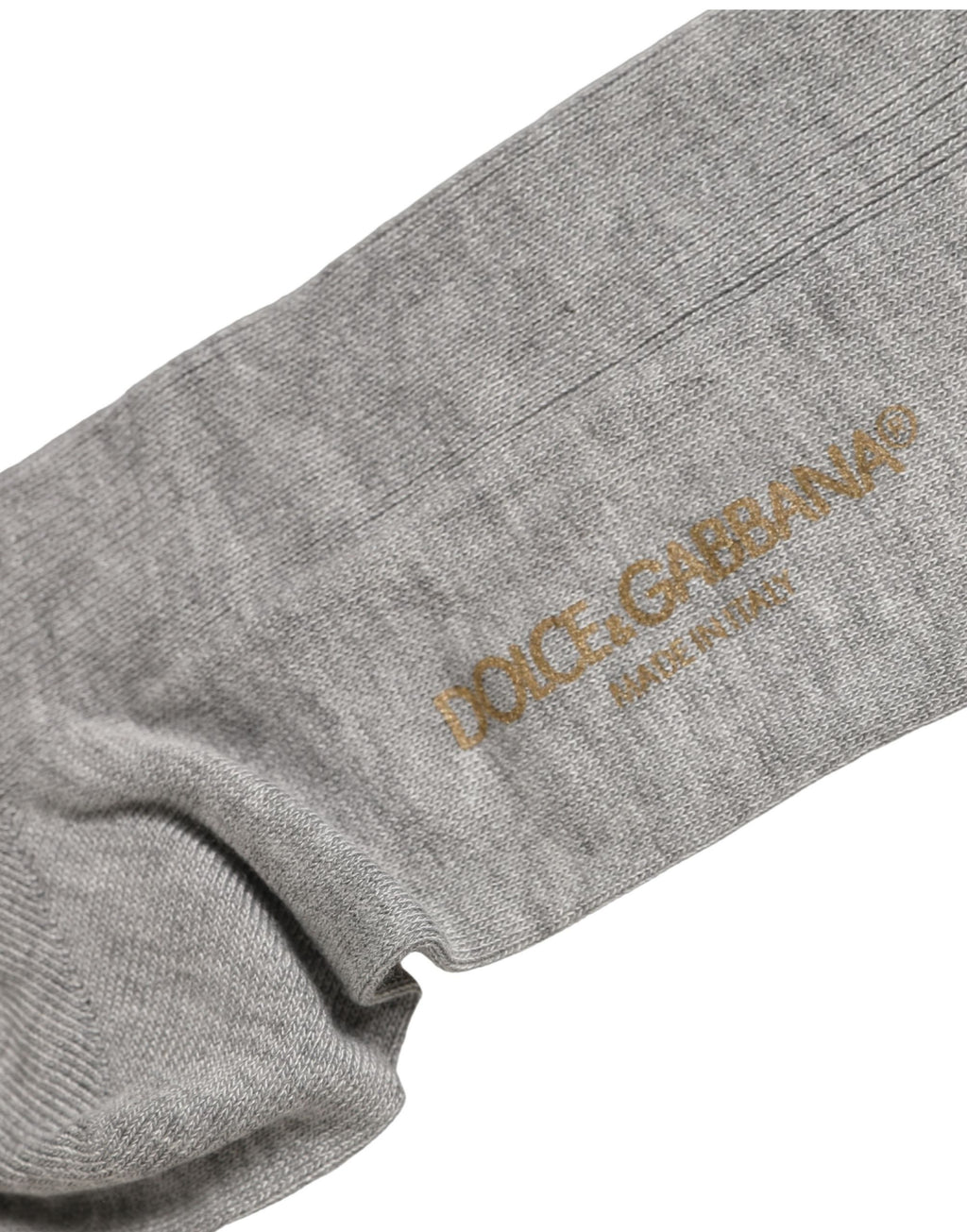 Chaussettes mi-bas Dolce & Gabbana pour homme en viscose gris
